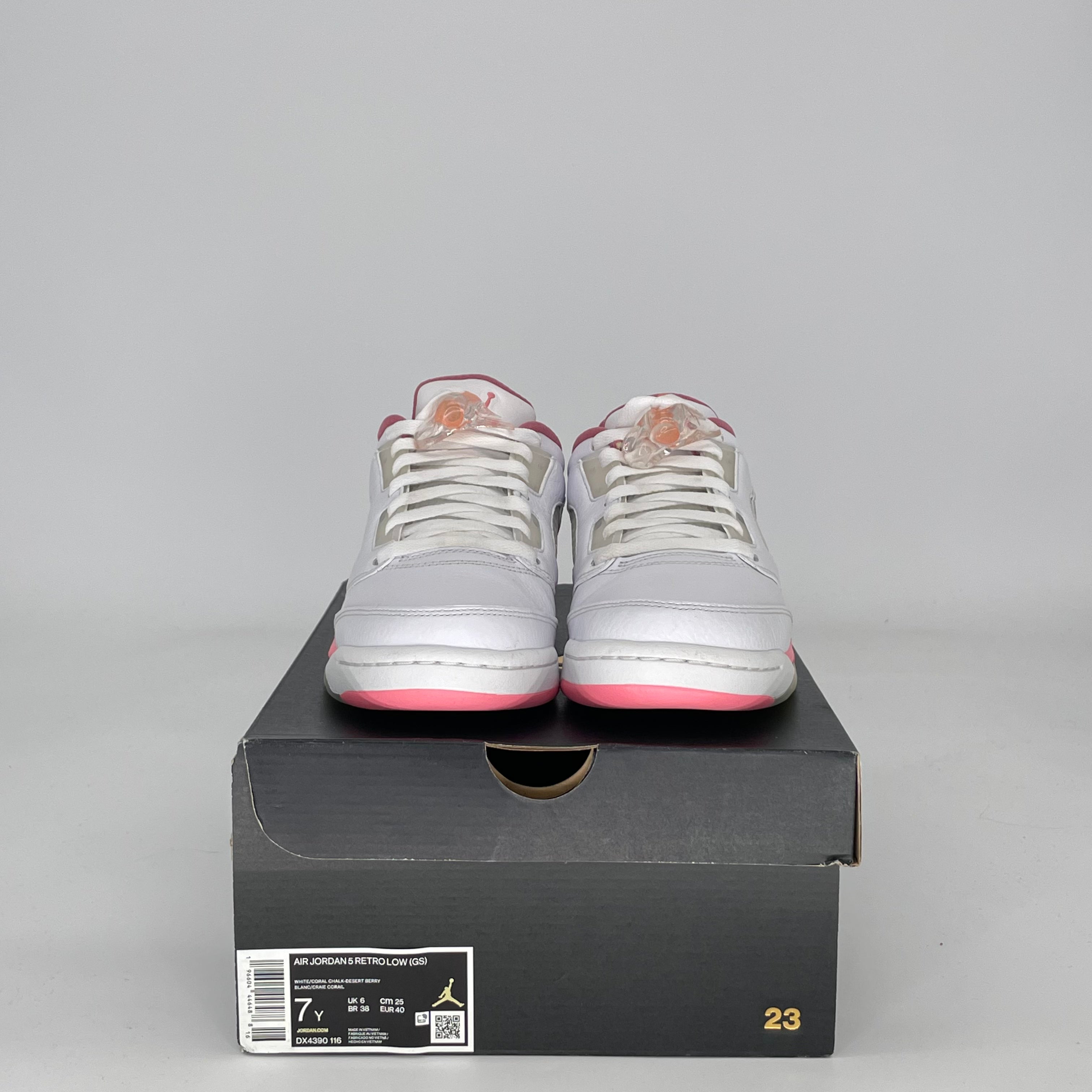 AIR JORDAN 5 LOW CRAFTED FOR HER DESERT BERRY DX4390-116 SIZE 7/8.5W
