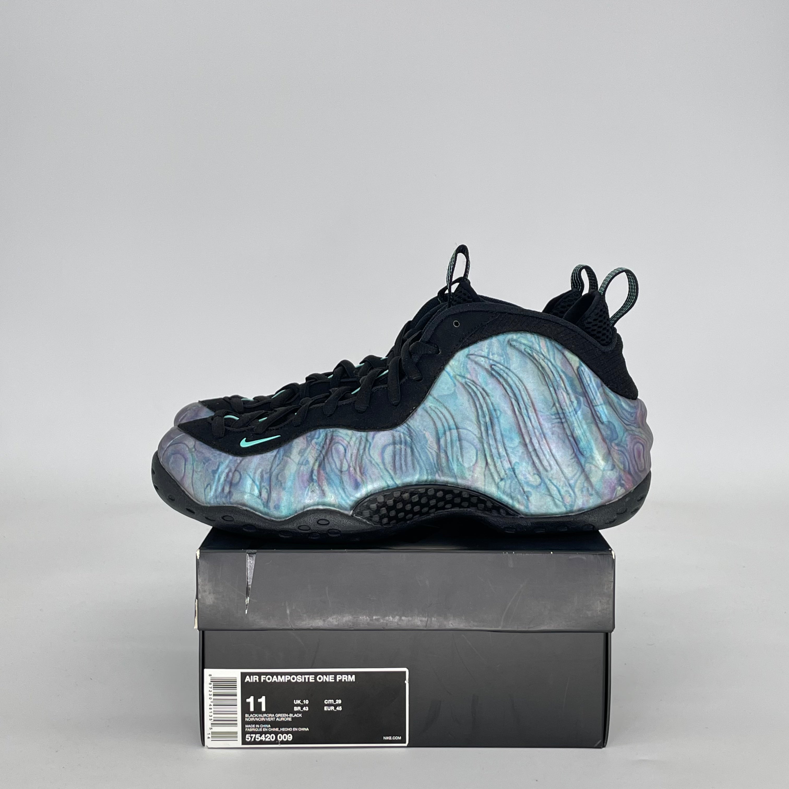 NIKE AIR FOAMPOSITE ONE ABALONE 575420-009 SIZE 11/12.5W