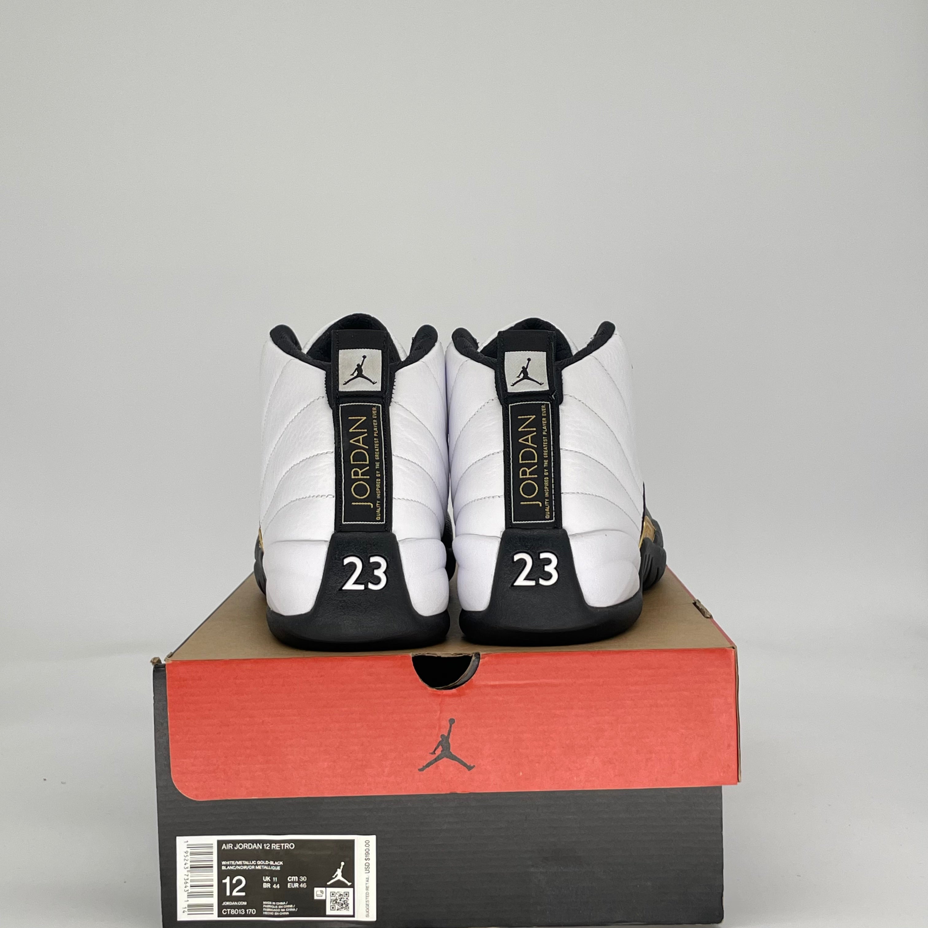 AIR JORDAN 12 ROYALTY TAXI CT8013-170 SIZE 12/13.5W