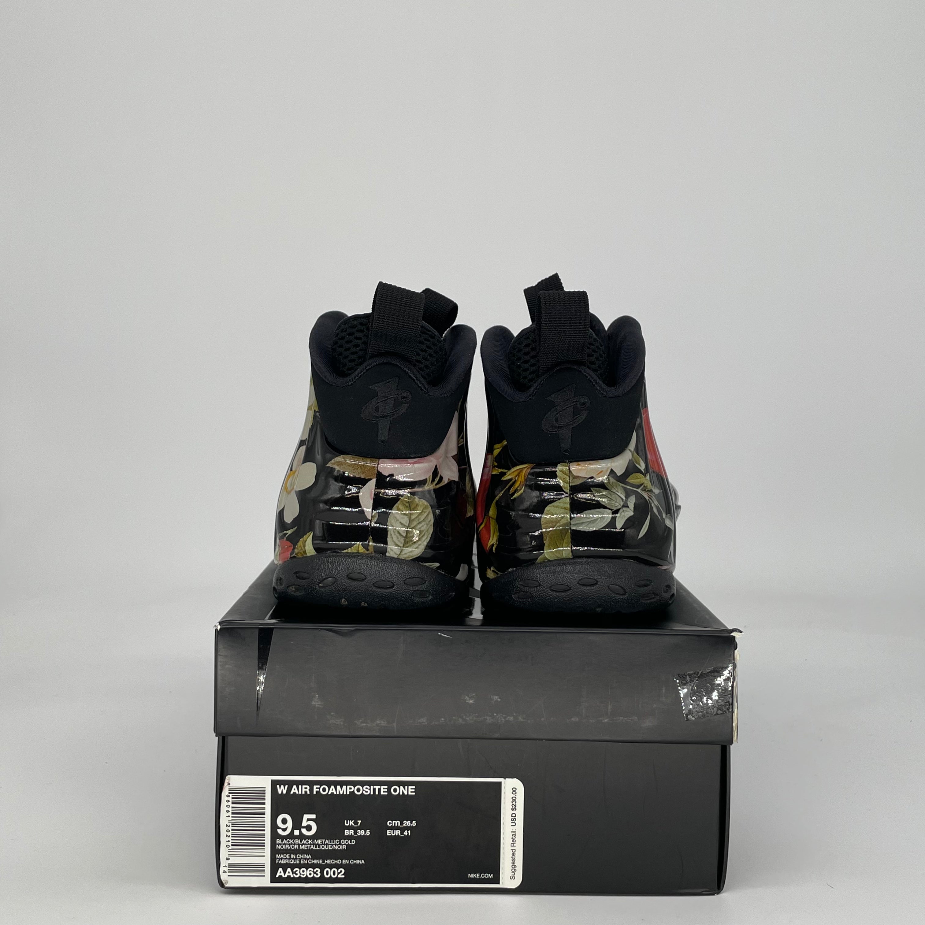 NIKE AIR FOAMPOSITE FLORAL W AA3963-002 SIZE 8/9.5W
