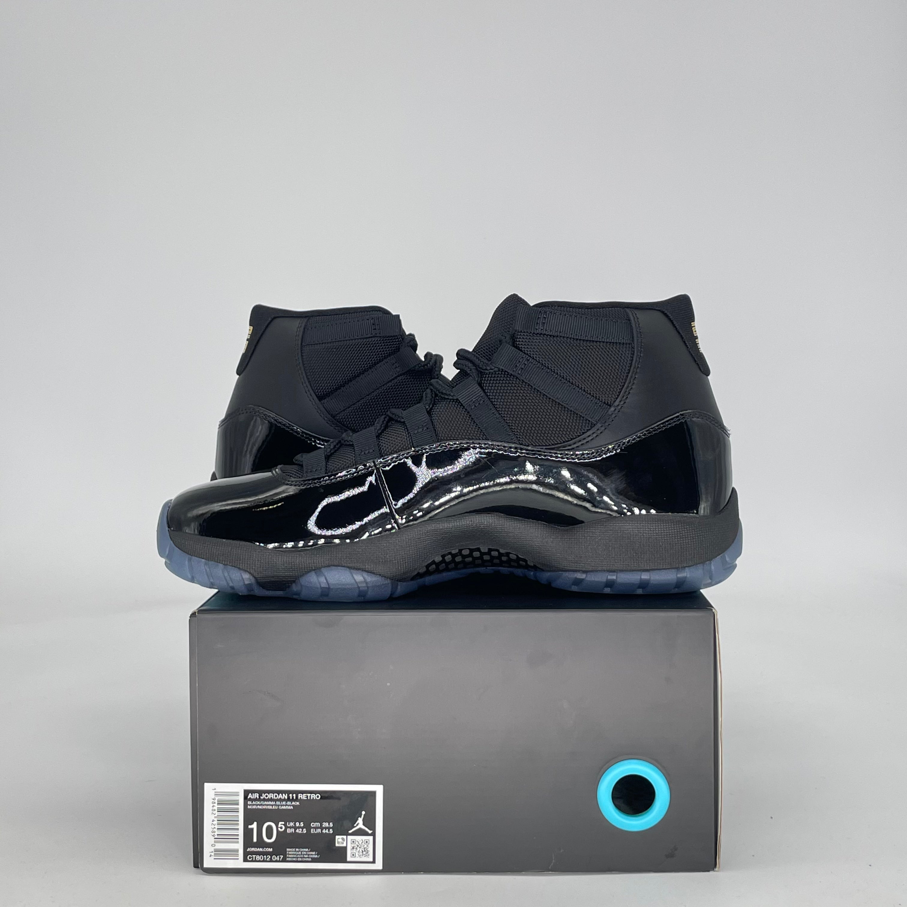 AIR JORDAN 11 GAMMA BLUE CT8012-047 SIZE 10.5/12W