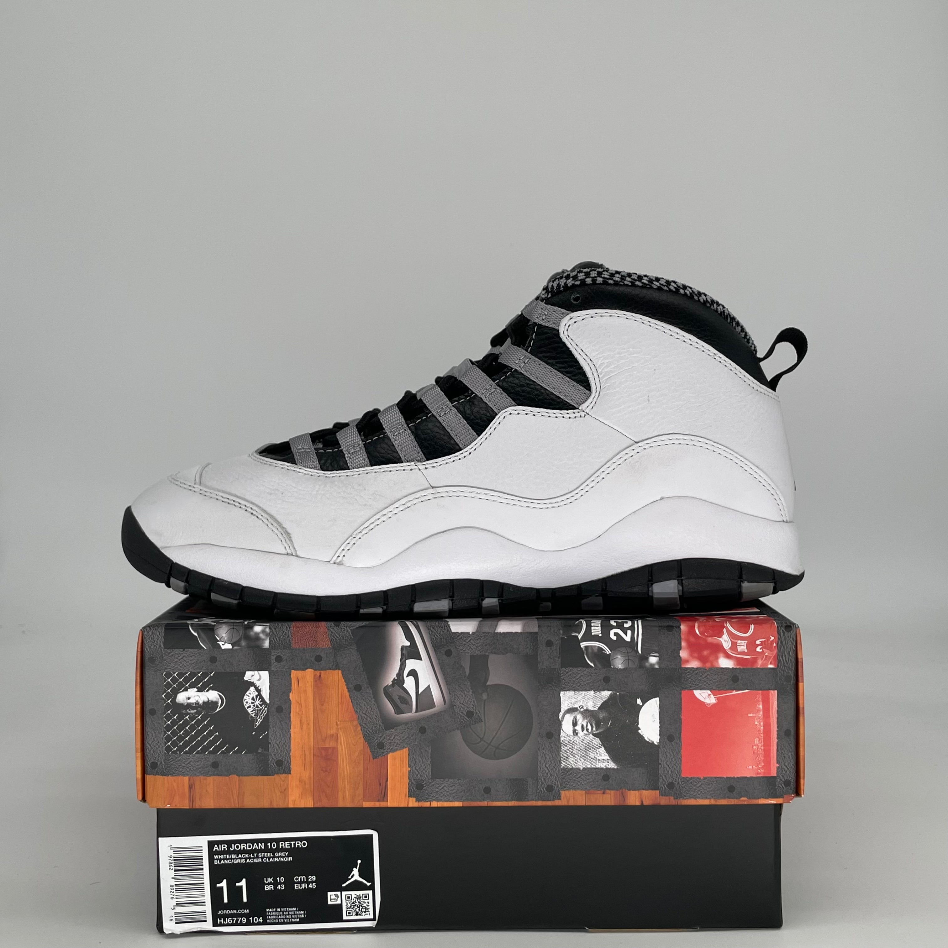 AIR JORDAN 10 STEEL HJ6779-104 SIZE 11/12.5W