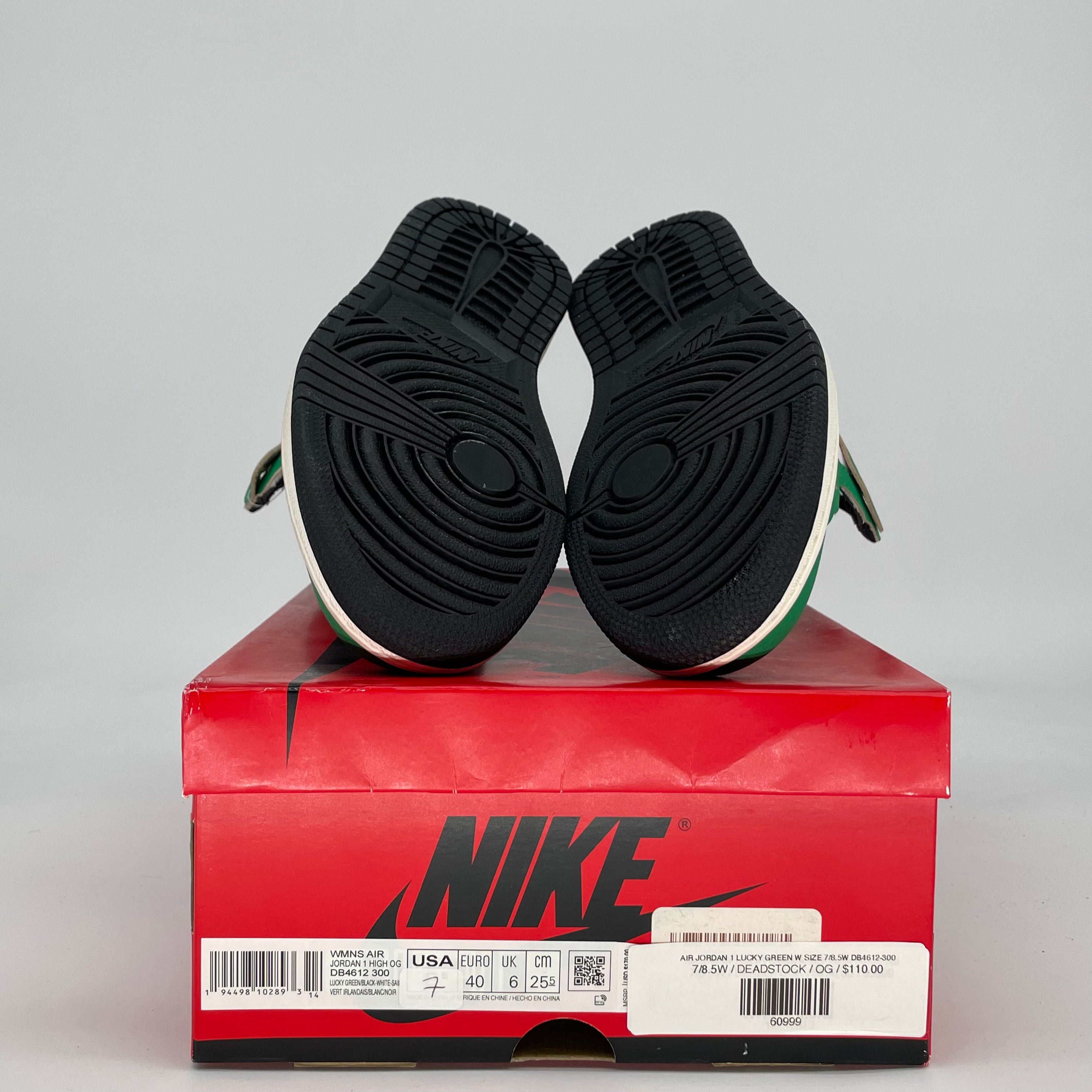 AIR JORDAN 1 LUCKY GREEN W SIZE 7/8.5W DB4612-300