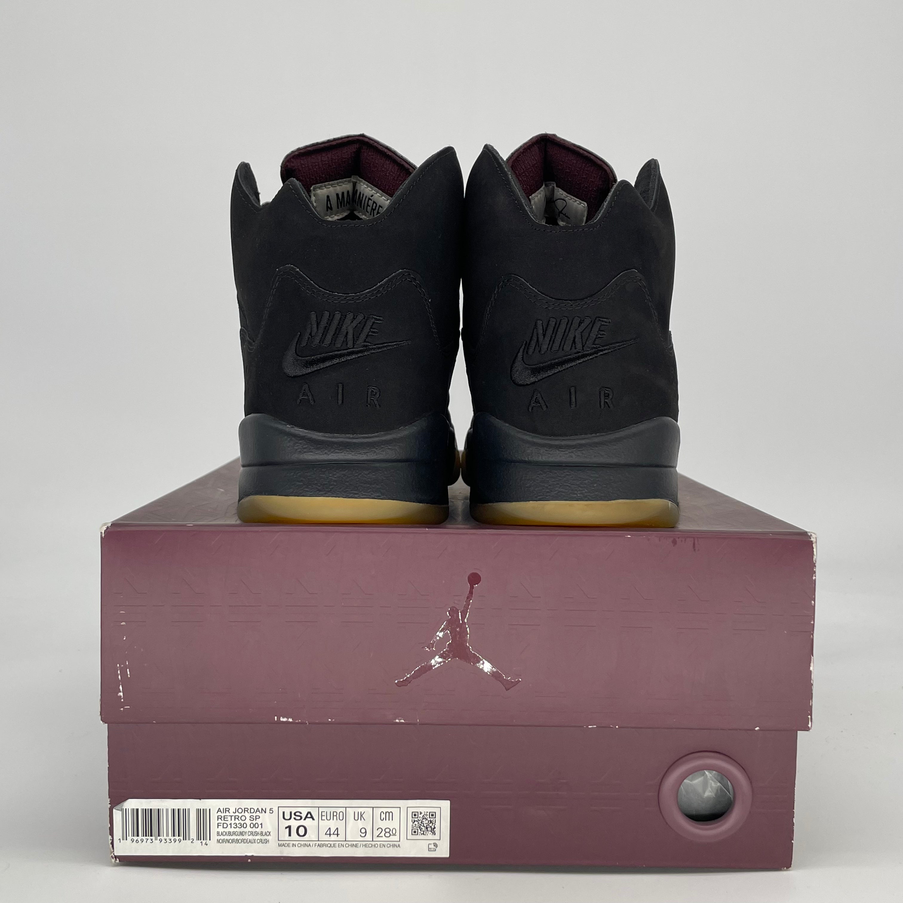 AIR JORDAN 5 A MA MANIERE DUSK FD1330-001 SIZE 10/11.5W