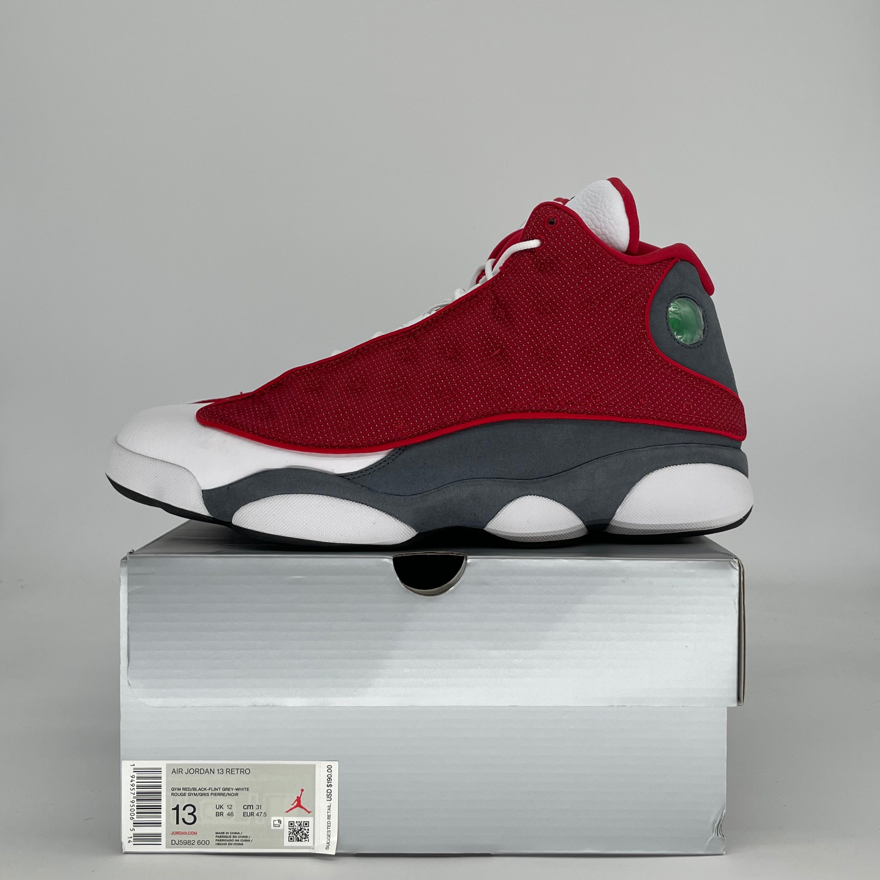 AIR JORDAN 13 RED FLINT DJ5982-600 SIZE 13/14.5W