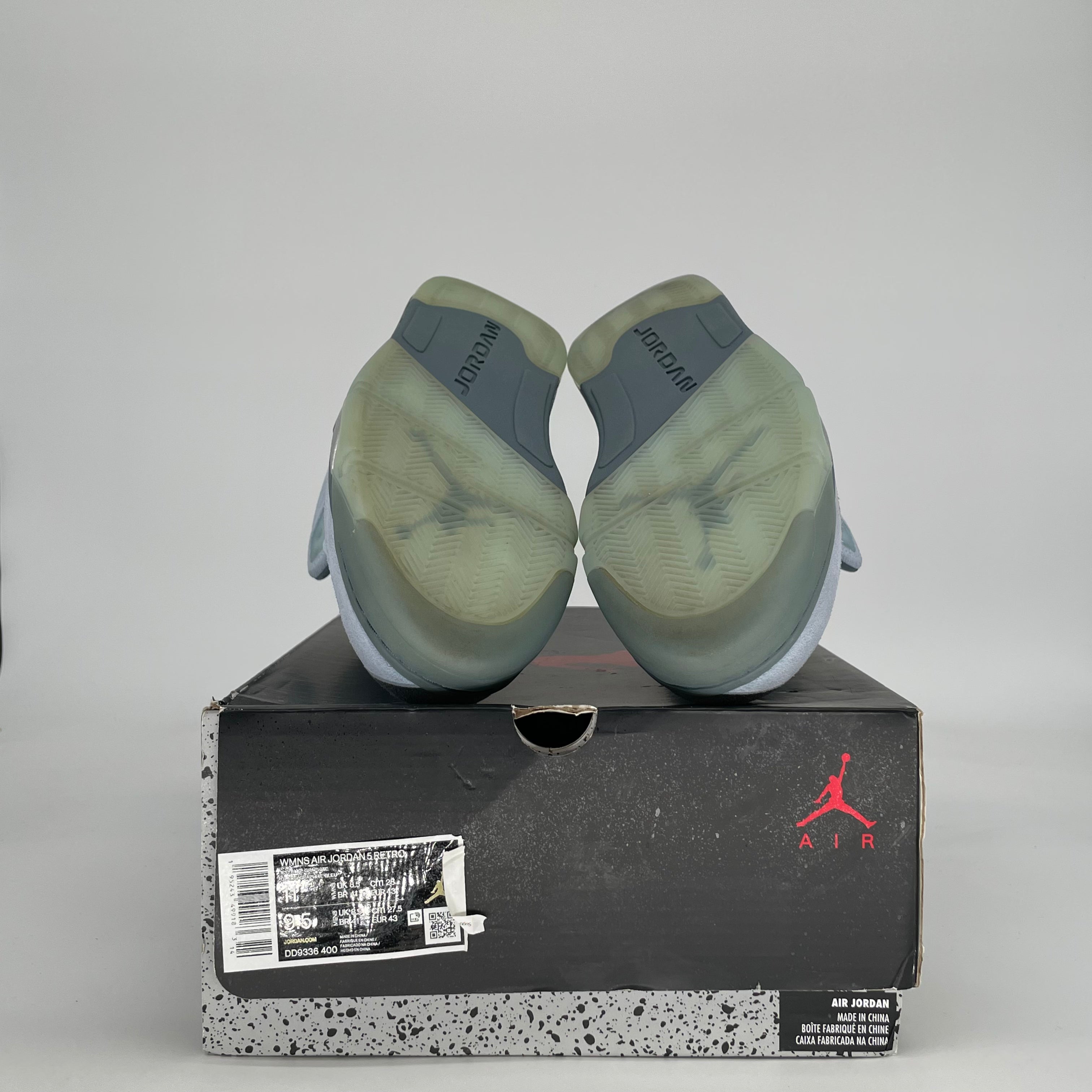 AIR JORDAN 5 BLUEBIRD W DD9336-400 SIZE 9.5/11W