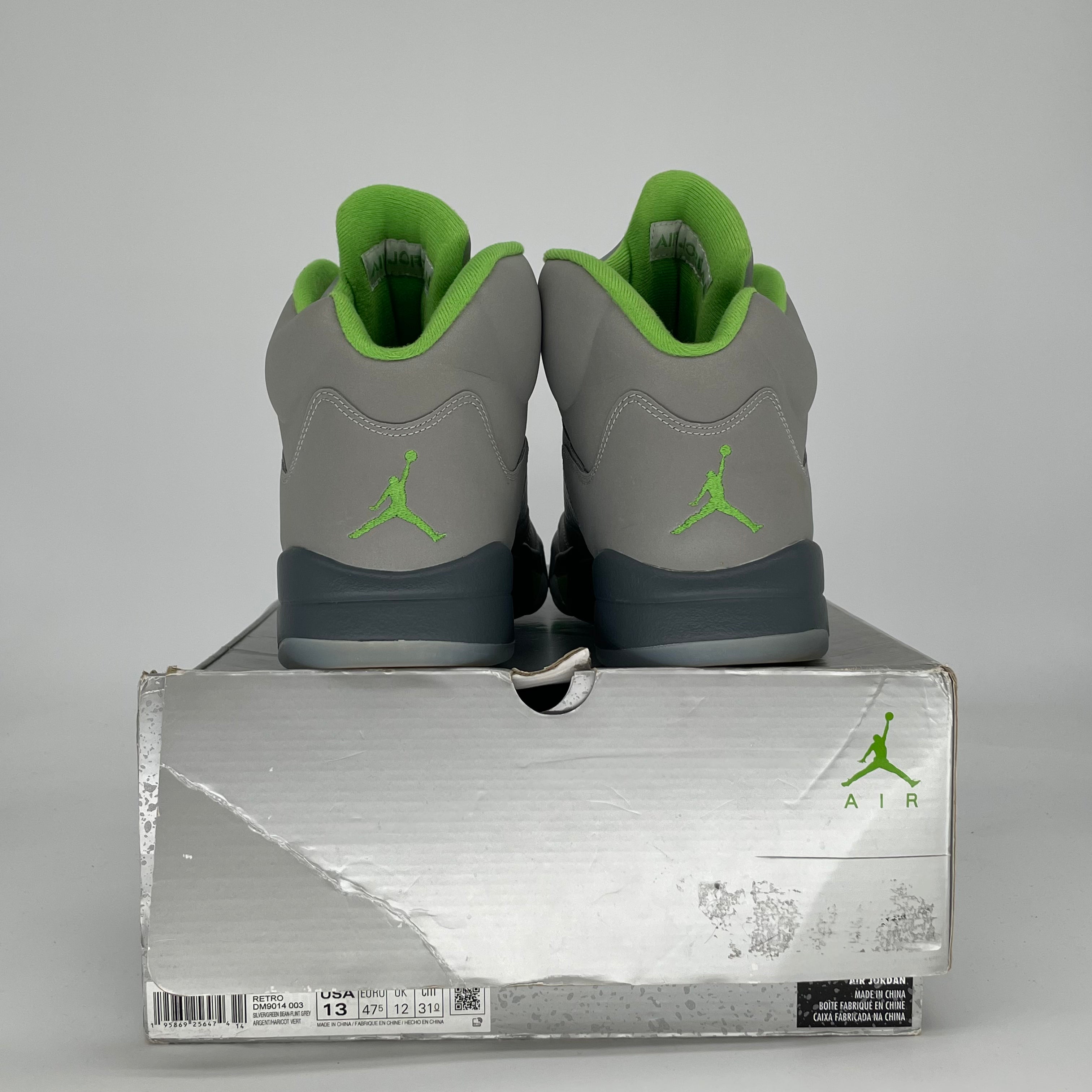 AIR JORDAN 5 GREEN BEAN DM9014-003 SIZE 13/14.5W