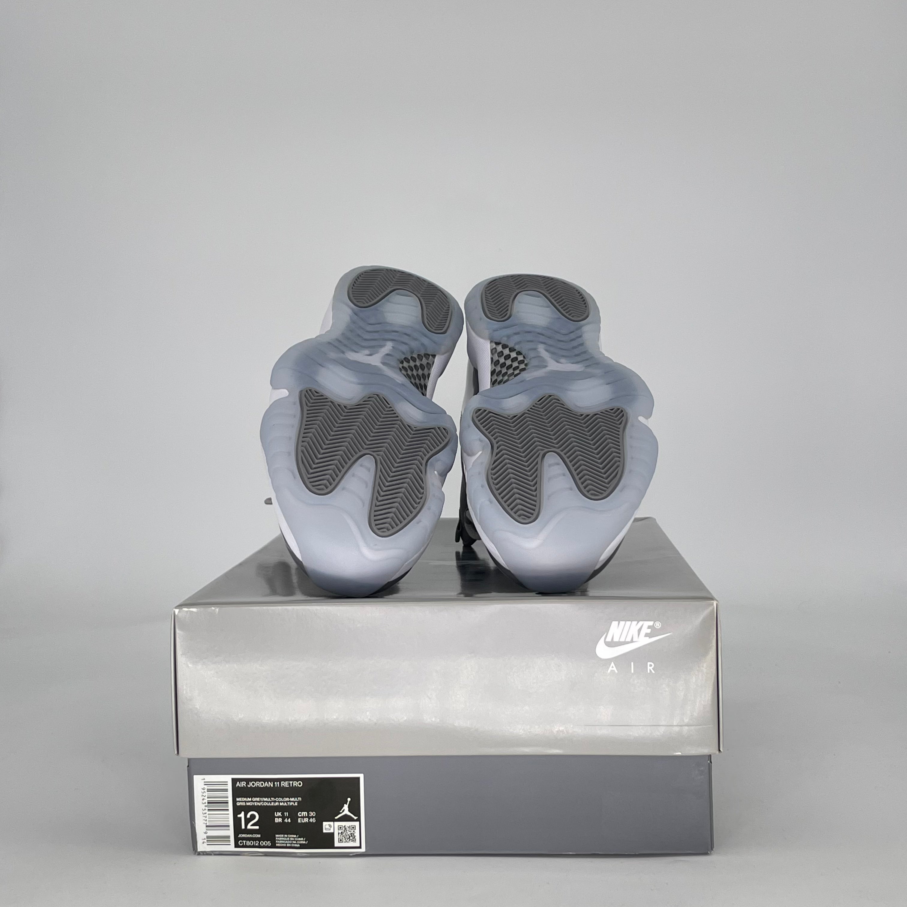 AIR JORDAN 11 COOL GREY (2021) CT8012-005 SIZE 12/13.5W