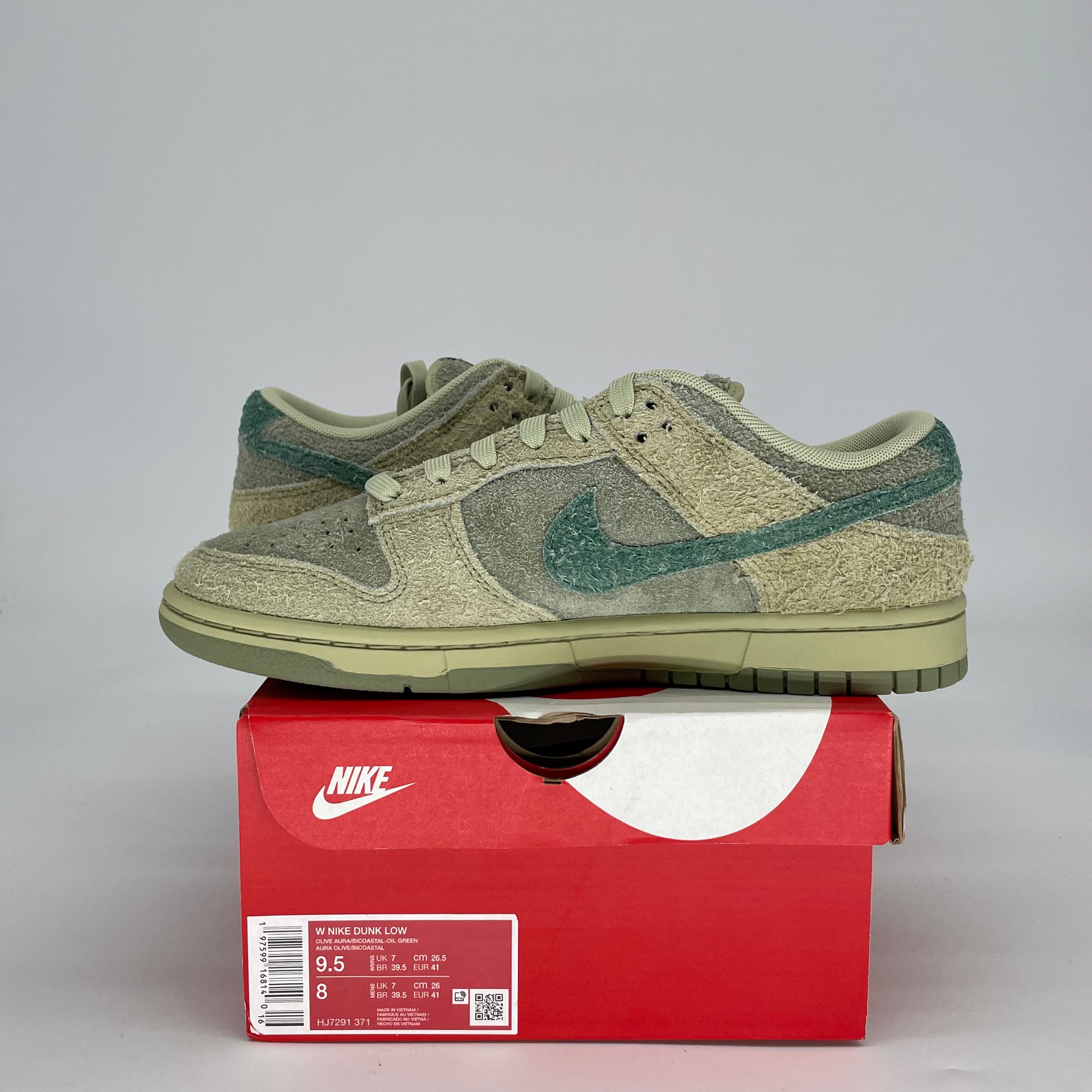 NIKE DUNK LOW OLIVE AURA W HJ7291-371 SIZE 8/9.5W