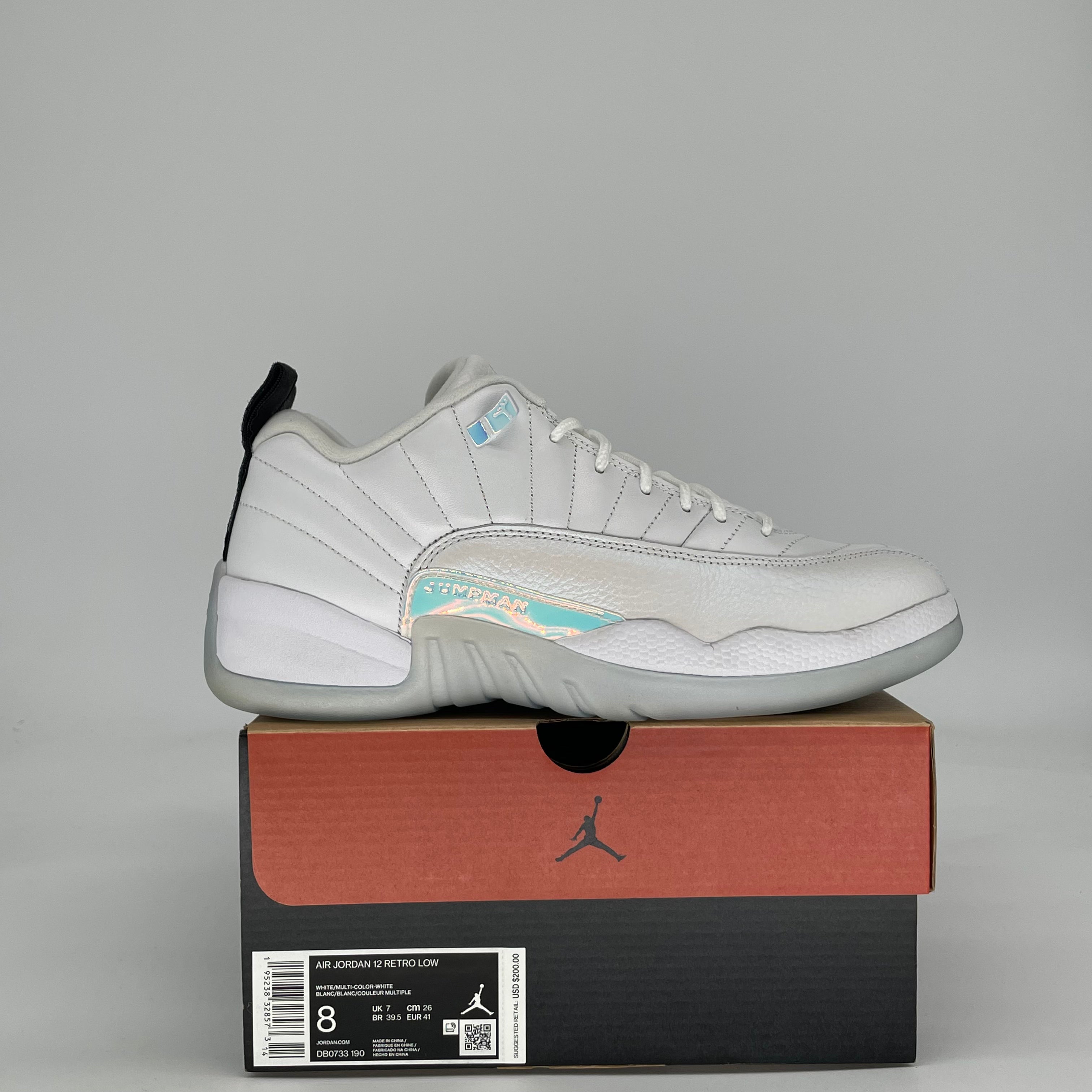 AIR JORDAN 12 LOW EASTER DB0733-190 SIZE 8/9.5W