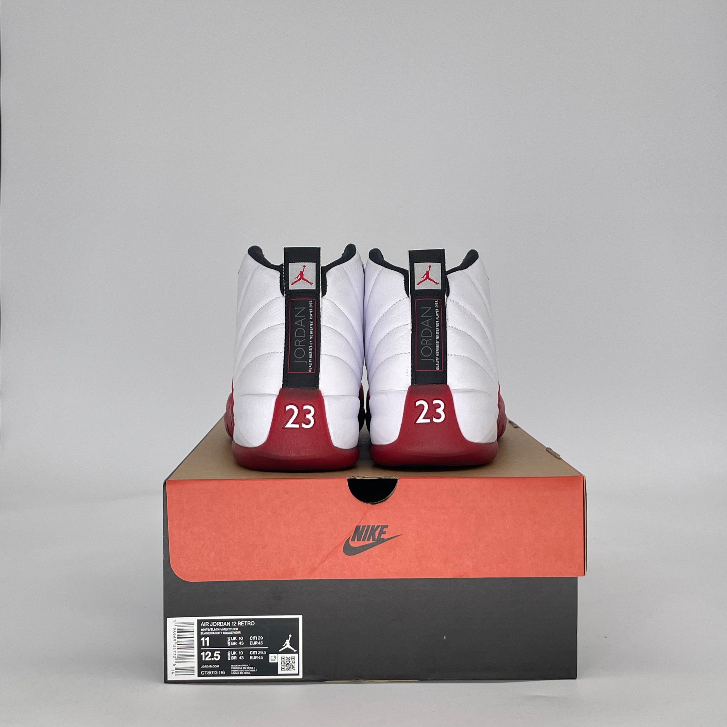 AIR JORDAN 12 CHERRY (2023) CT8013-116 SIZE 11/12.5W