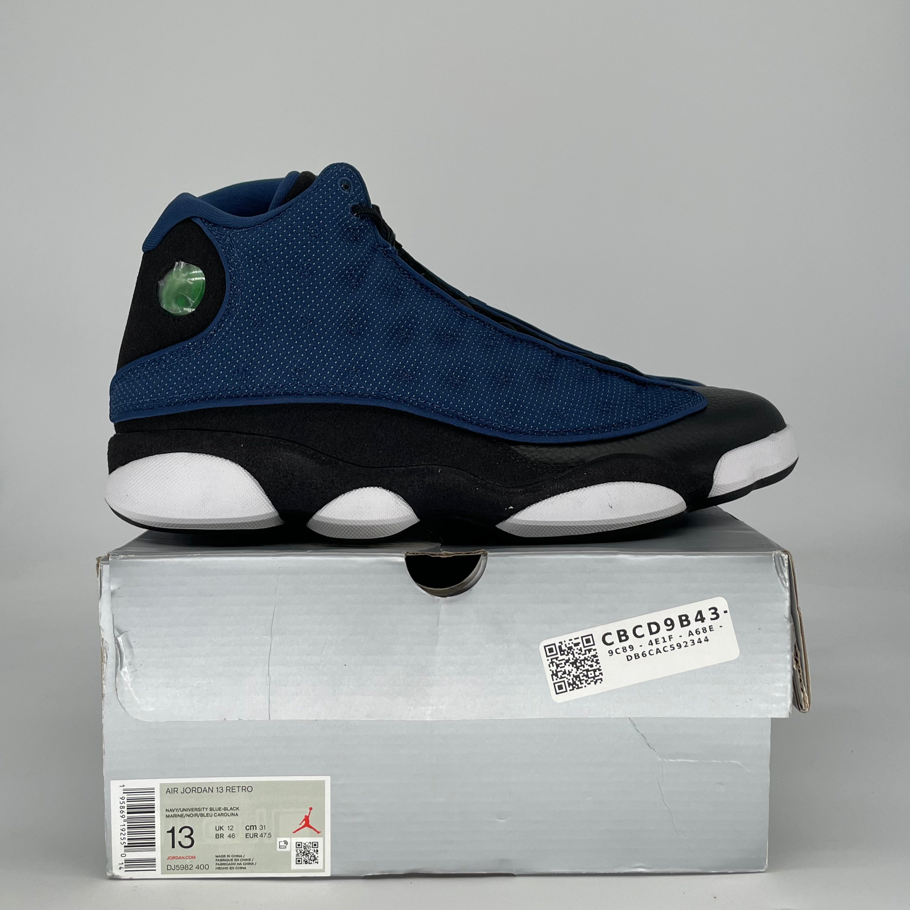 AIR JORDAN 13 BRAVE BLUE DJ5982-400 SIZE 13/14.5W