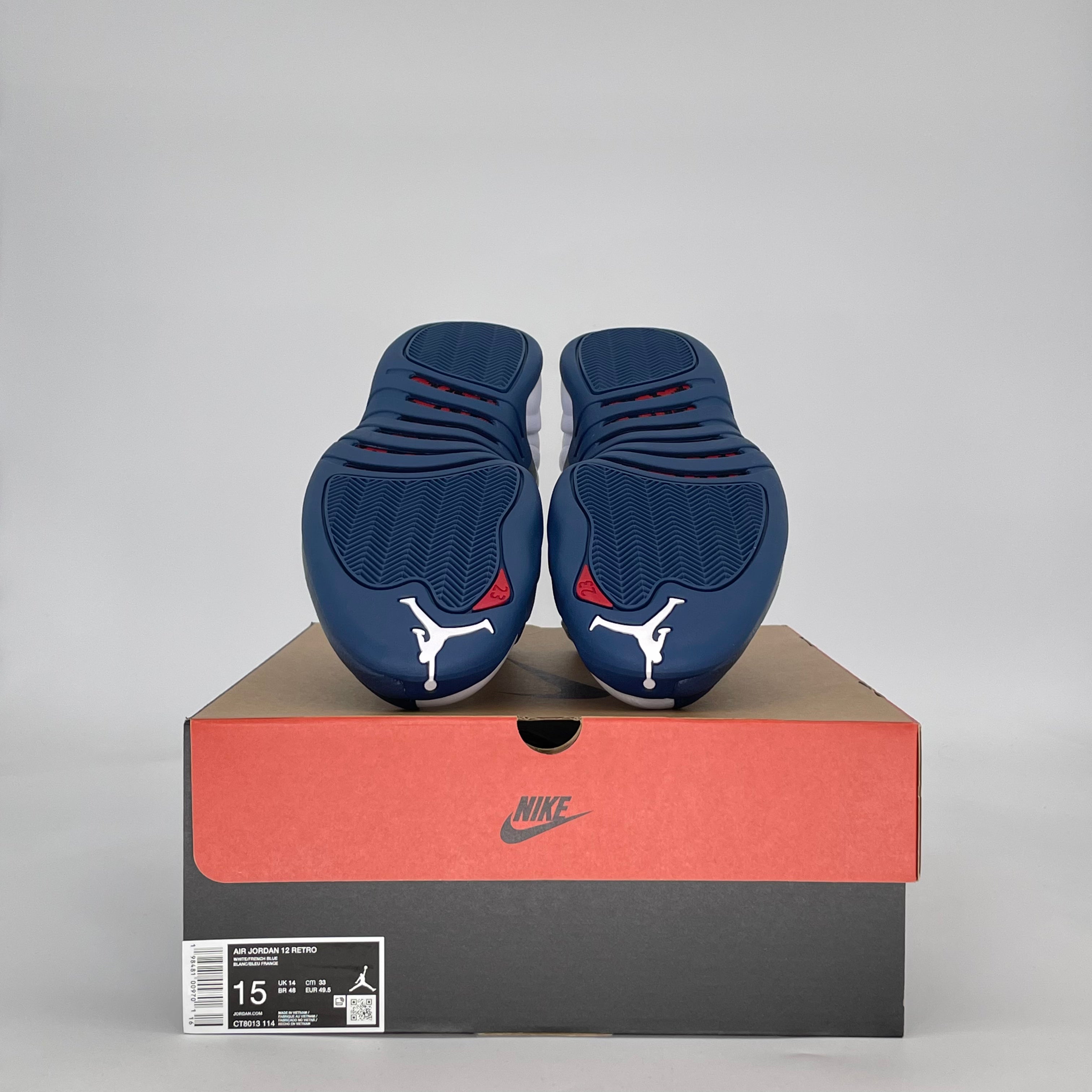 AIR JORDAN 12 FRENCH BLUE CT8013-114 SIZE 15/16.5W