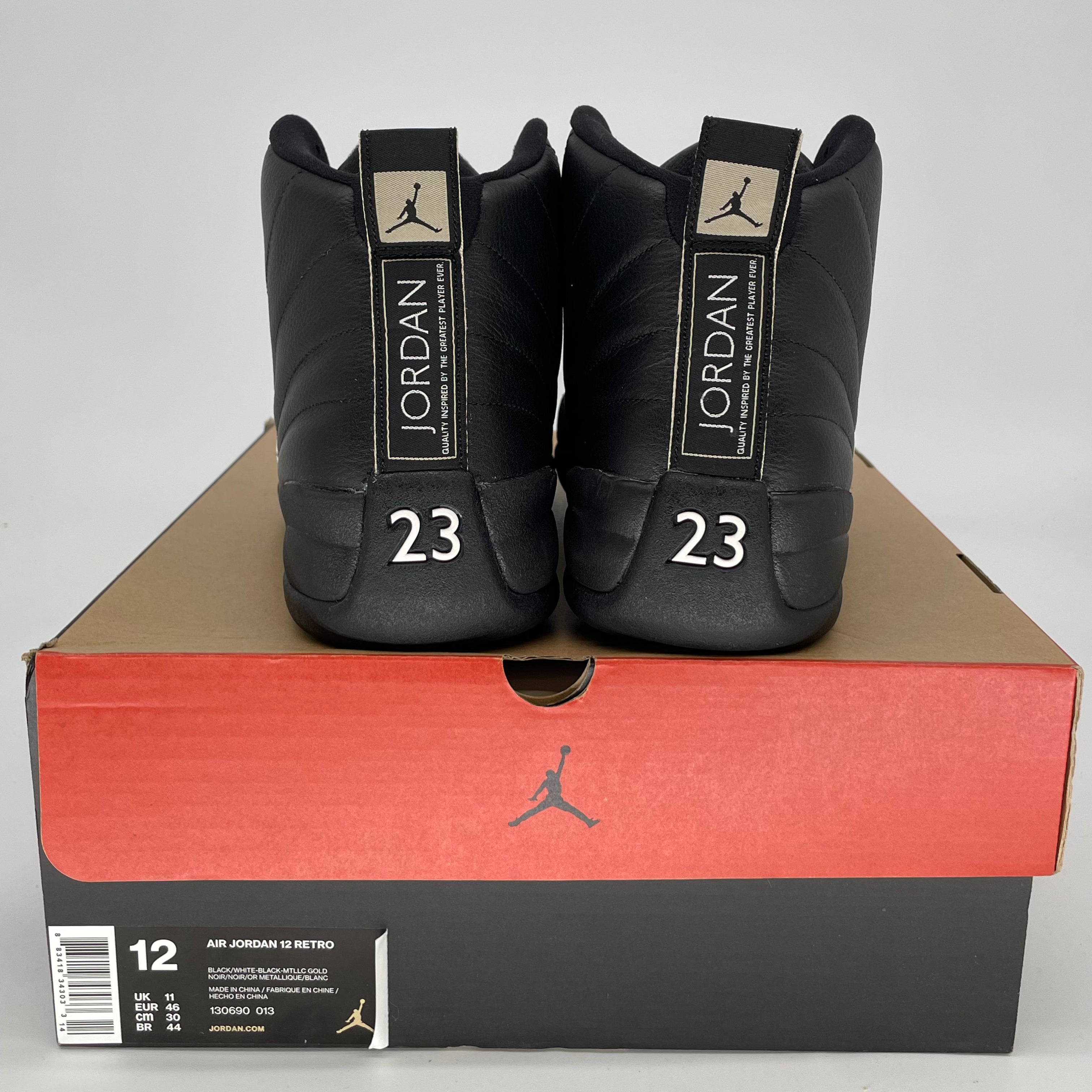 AIR JORDAN 12 THE MASTER SIZE 12 130690-013