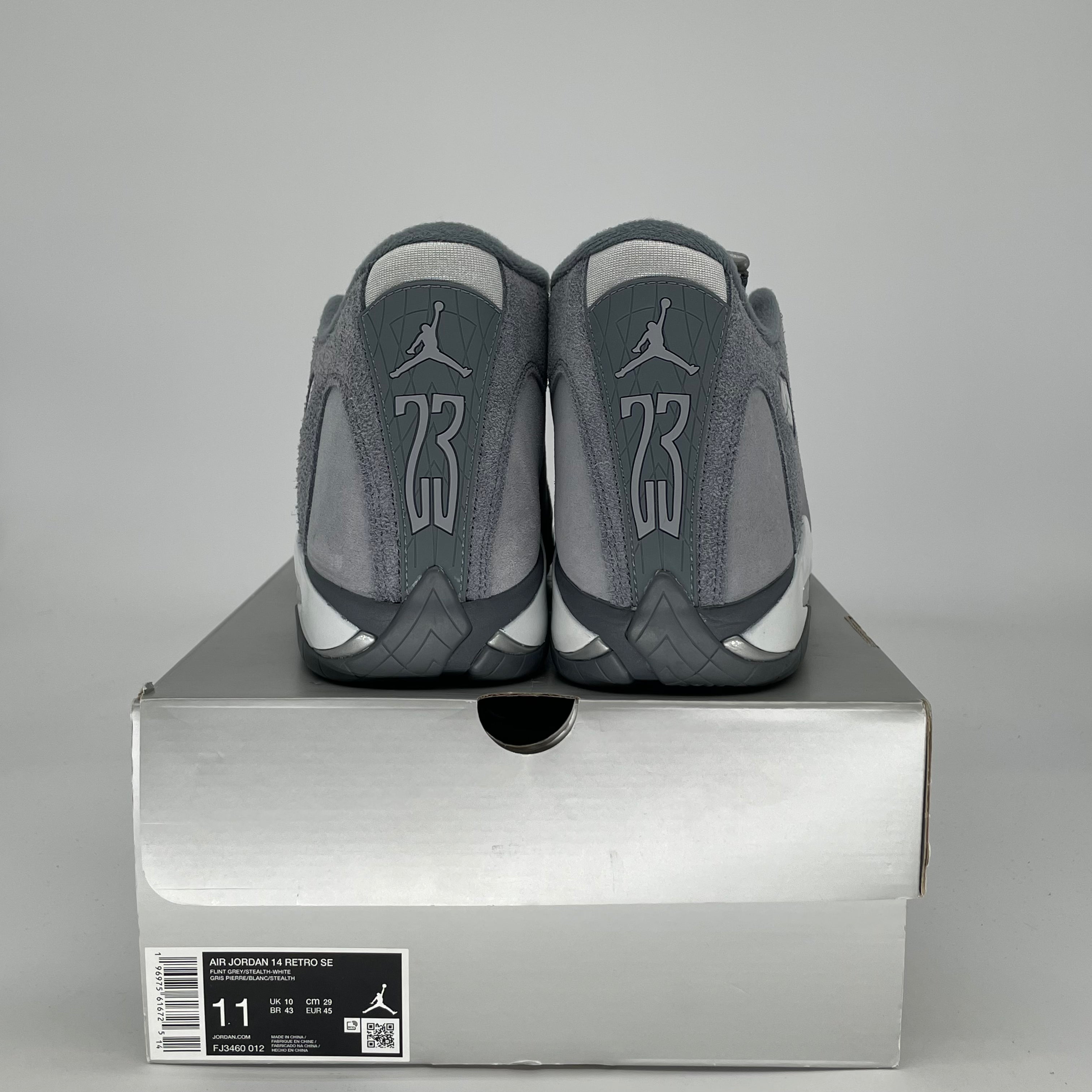 AIR JORDAN 14 FLINT GREY FJ3460-012 SIZE 11/12.5W