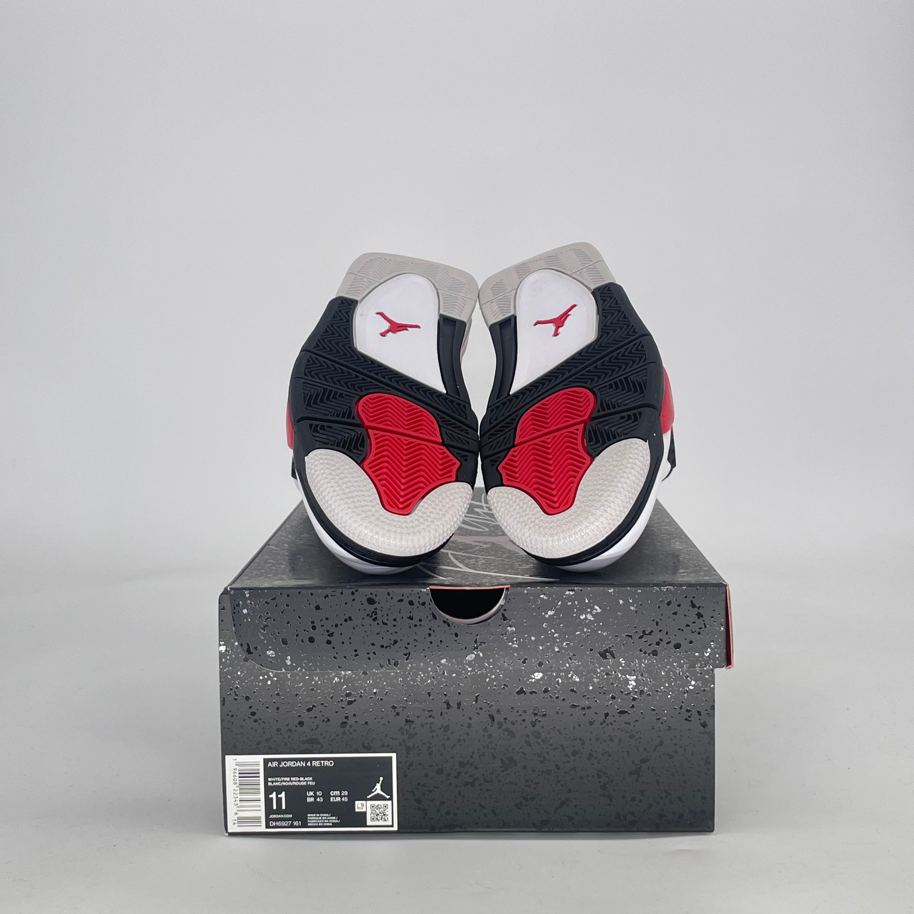 AIR JORDAN 4 RED CEMENT DH6927-161 SIZE 11/12.5W