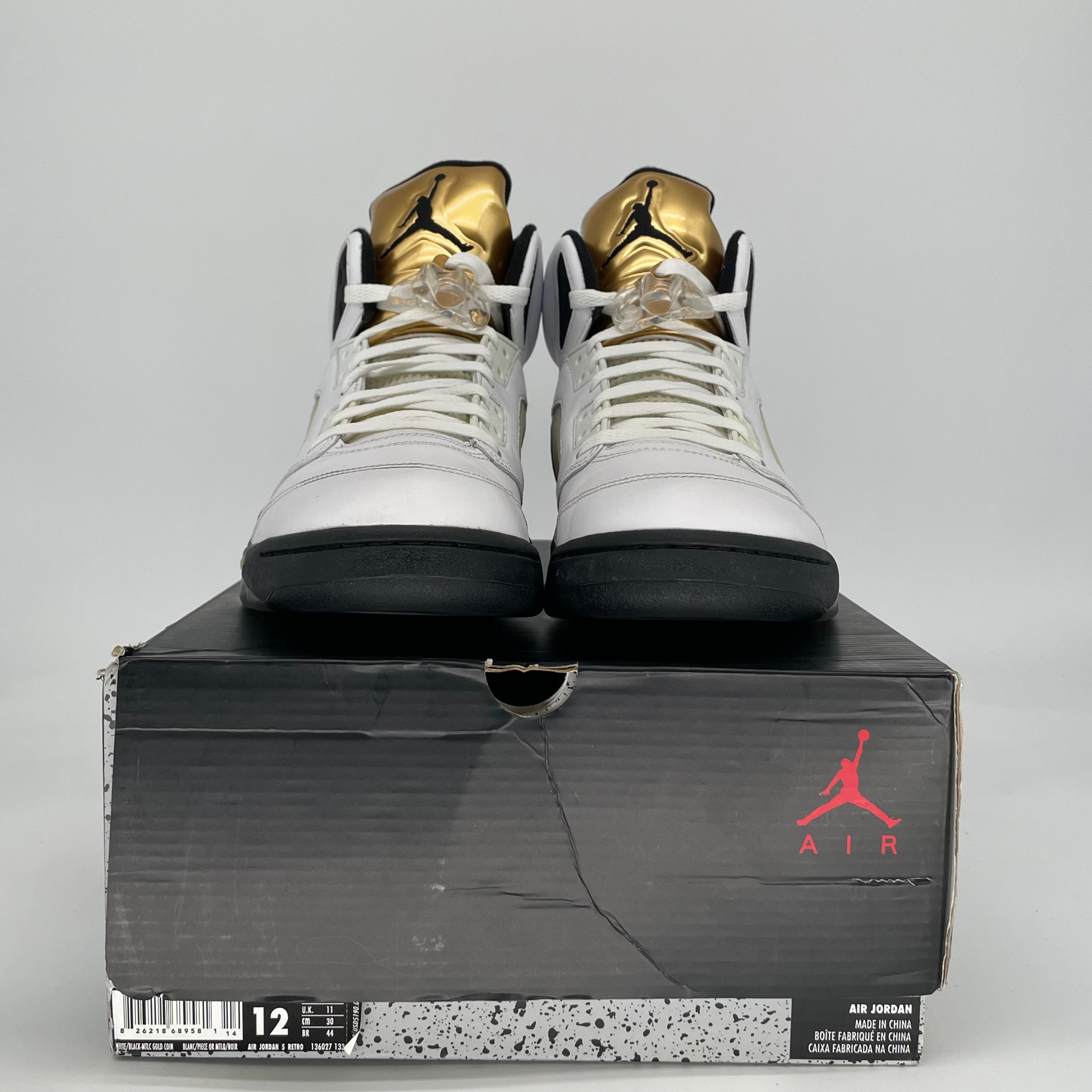 AIR JORDAN 5 OLYMPIC 136027-133 SIZE 12/13.5W