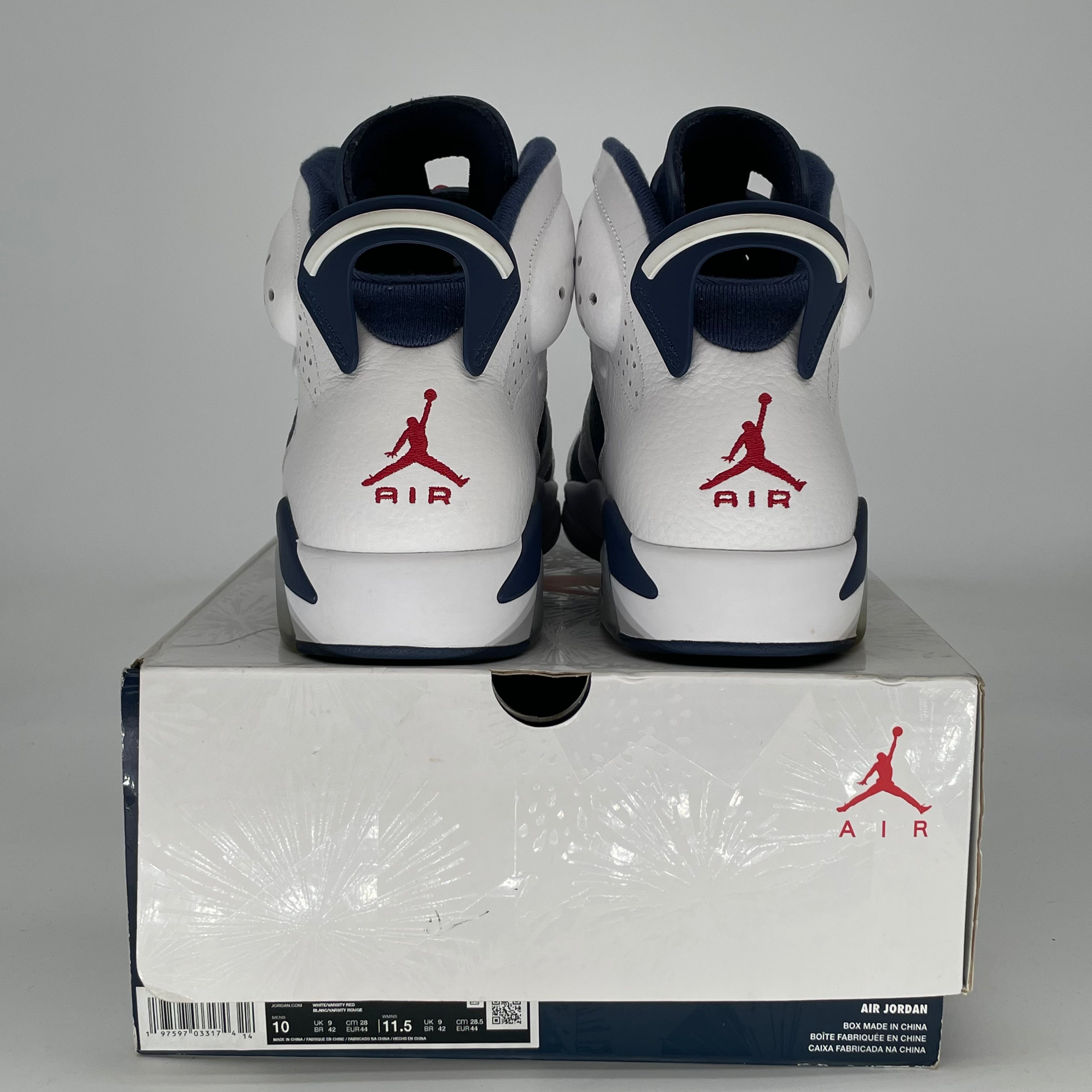 AIR JORDAN 6 OLYMPIC CT8529-164 SIZE 10/11.5W