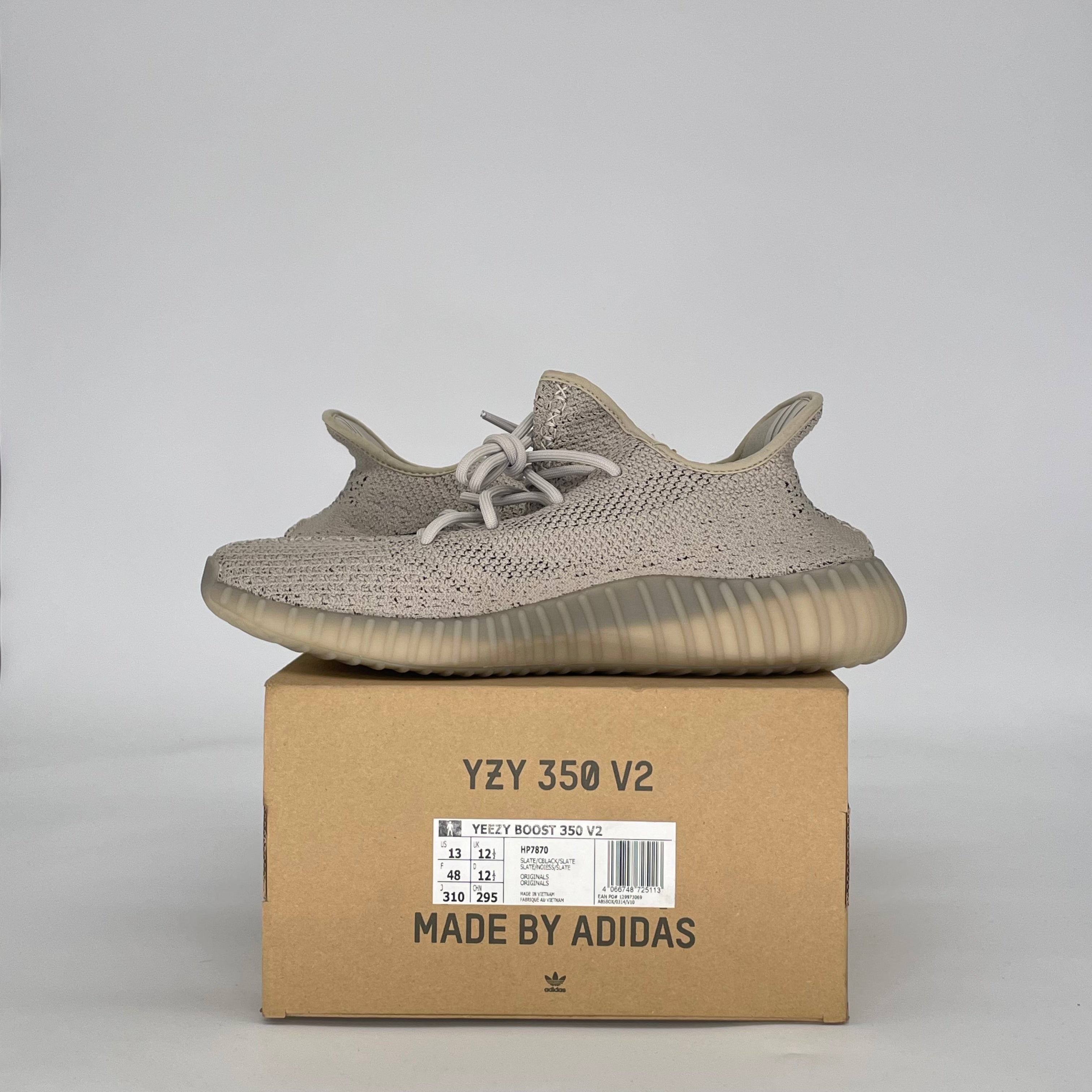ADIDAS YEEZY BOOST 350 V2 SLATE HP7870 SIZE 13/14.5W