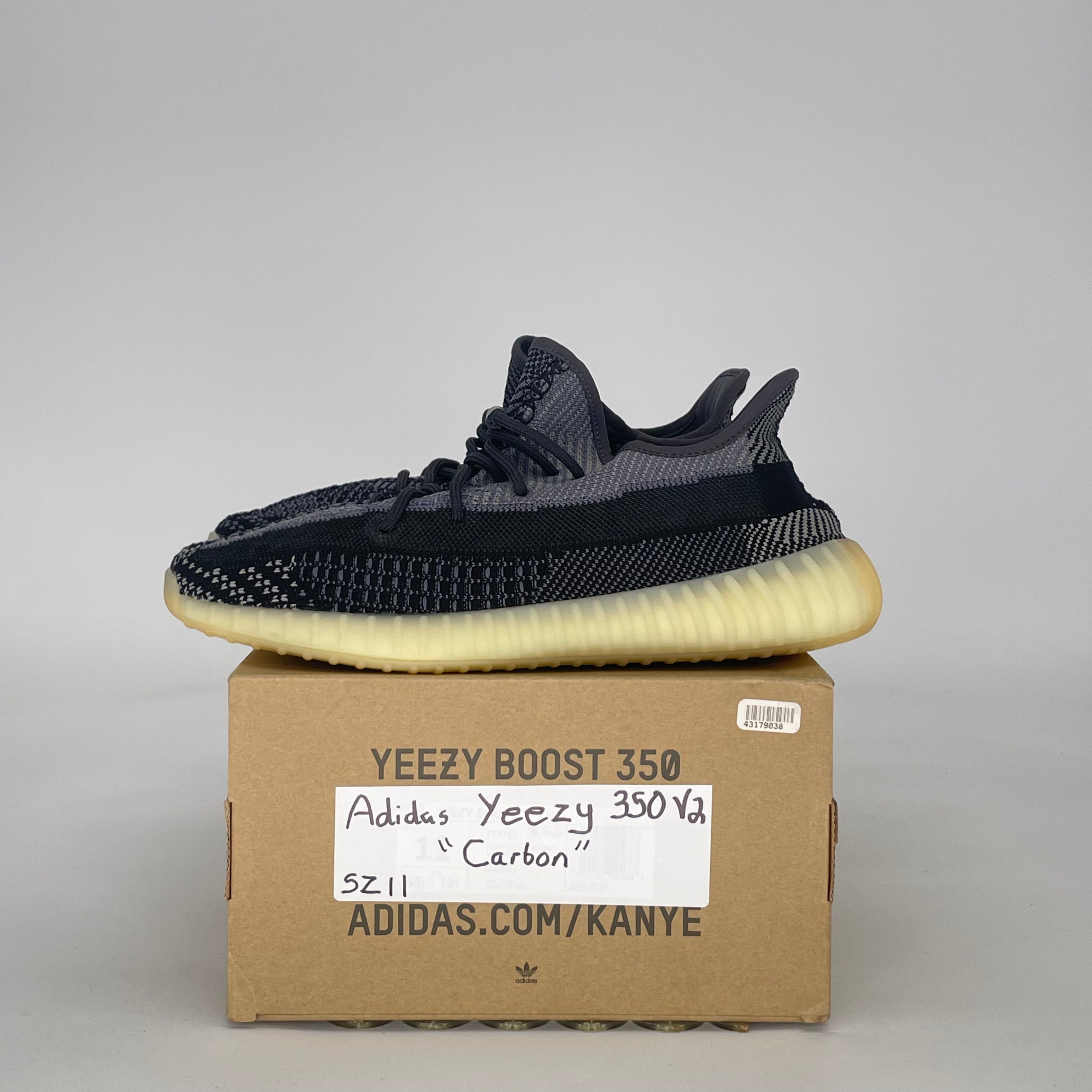 ADIDAS YEEZY BOOST 350 V2 CARBON FZ5000 SIZE 11/12.5W
