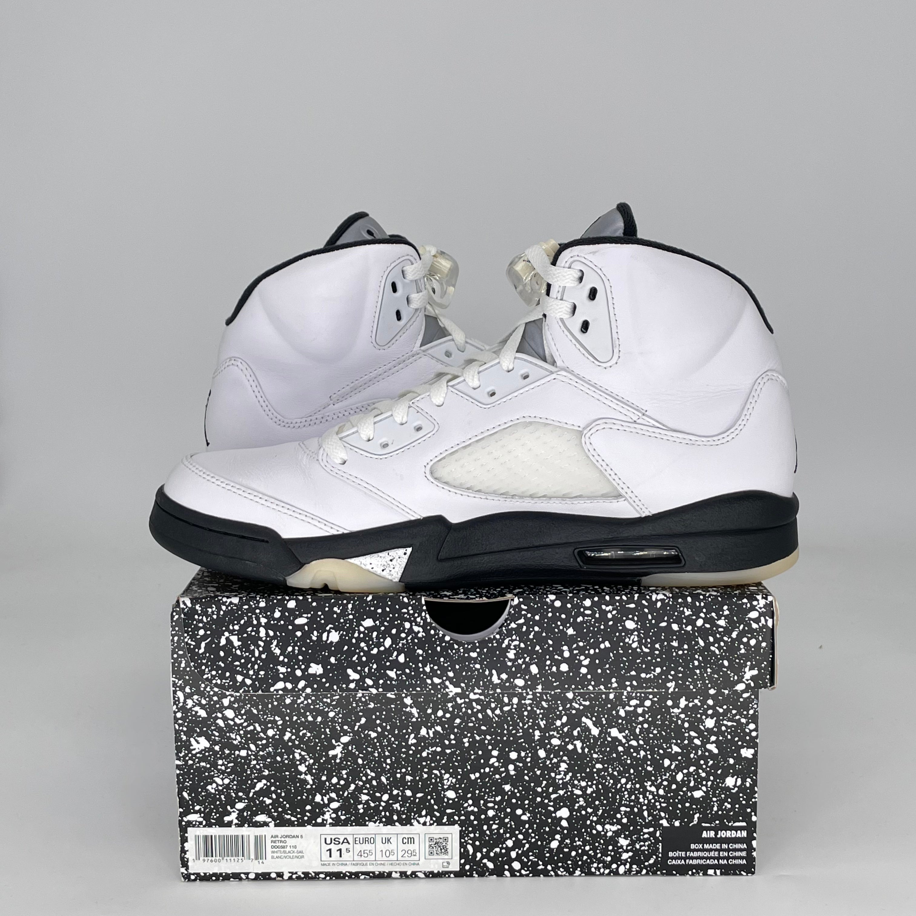 AIR JORDAN 5 REVERSE METALLIC DD0587-110 SIZE 11.5/13W