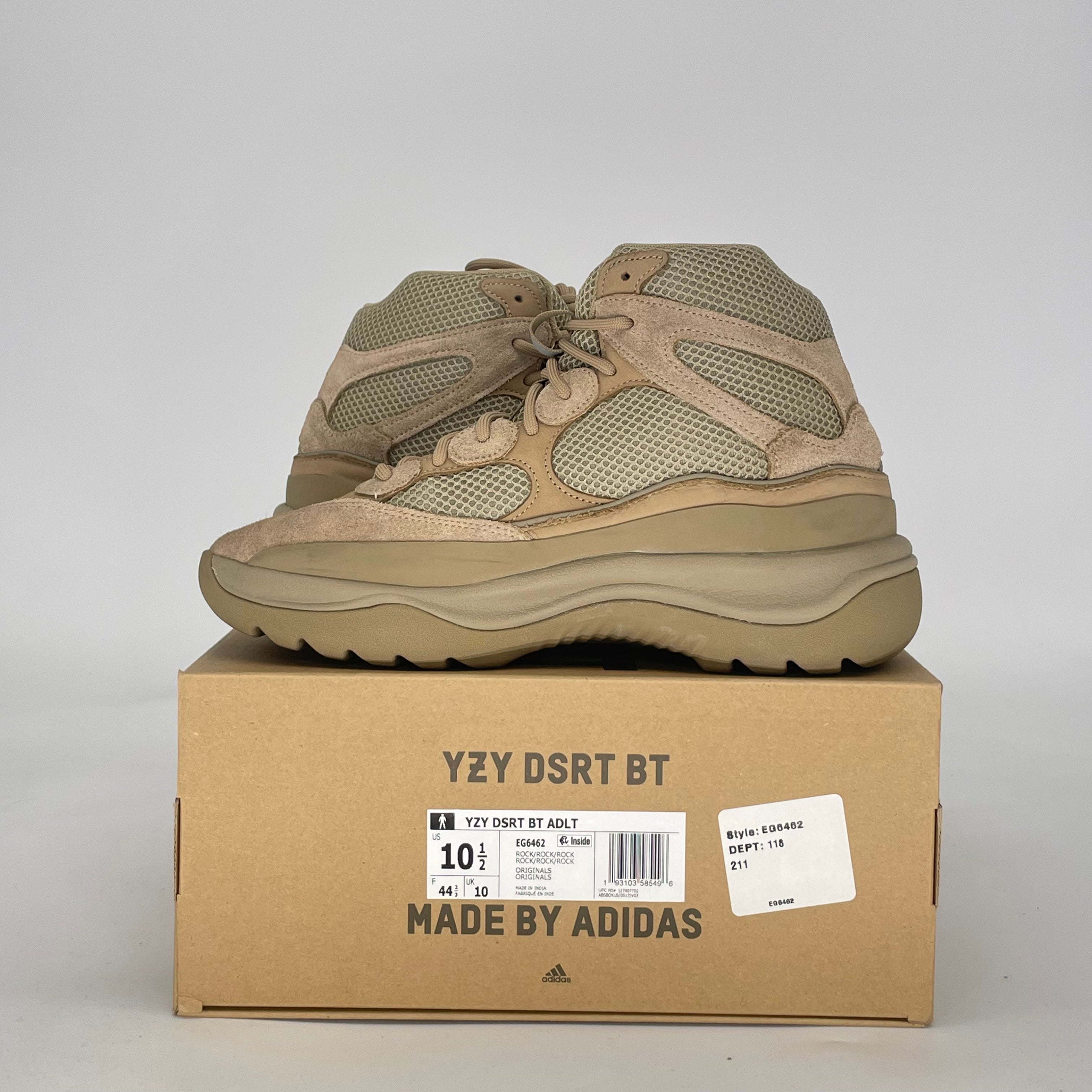ADIDAS YEEZY DESERT BOOT ROCK EG6462 SIZE 10.5/12W