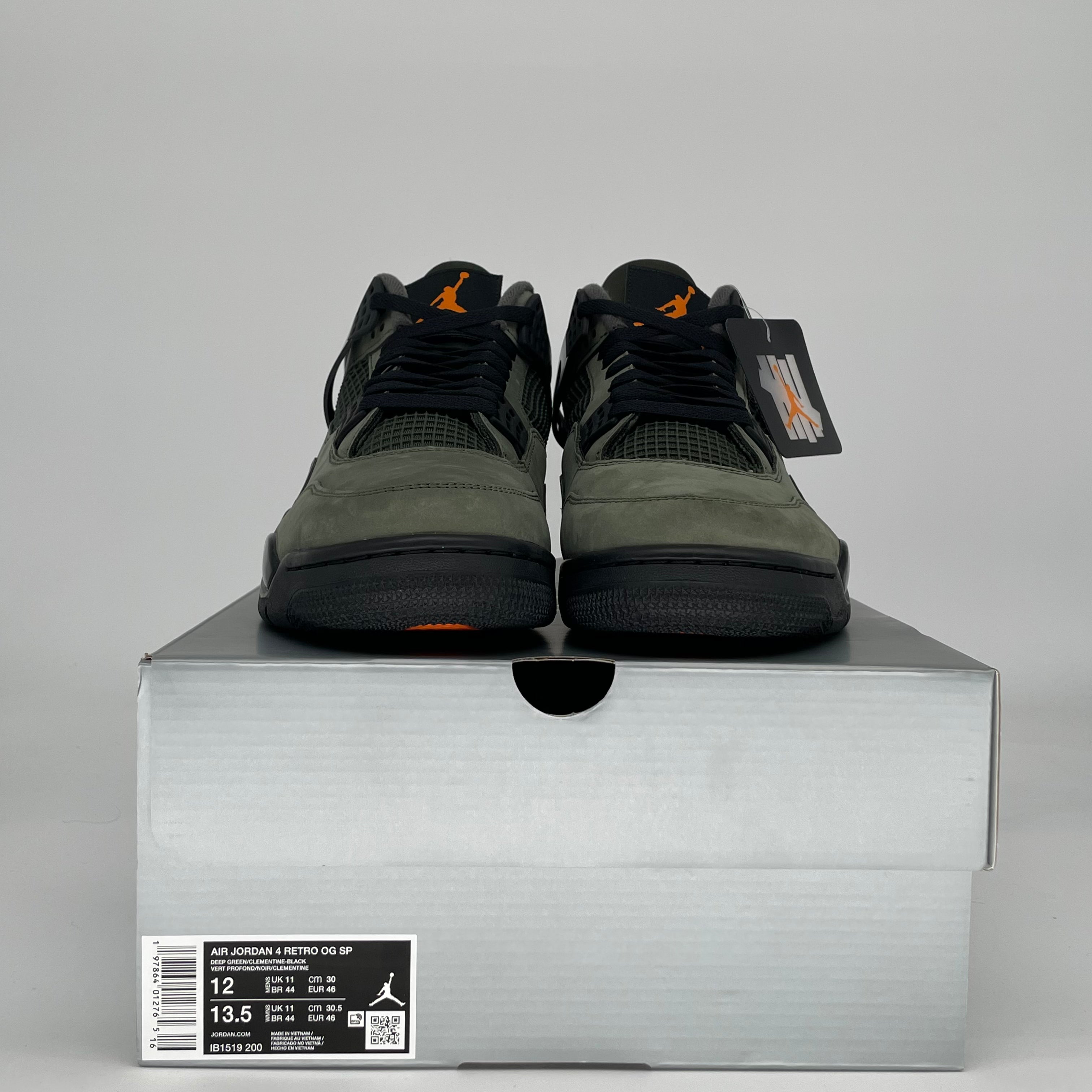 AIR JORDAN 4 UNDEFEATED IB1519-200 SIZE 12/13.5W