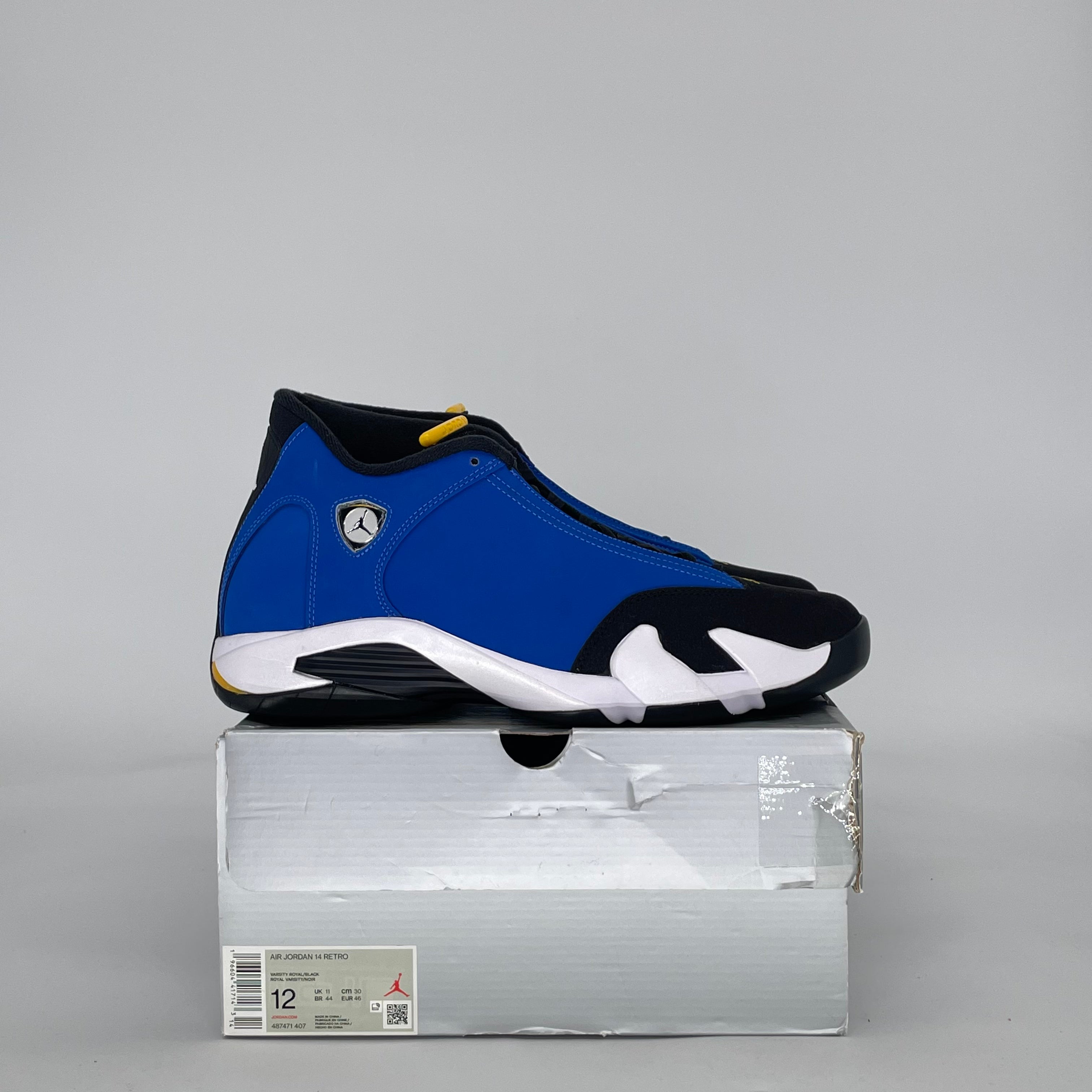 AIR JORDAN 14 LANEY 487471-407 SIZE 12/13.5W
