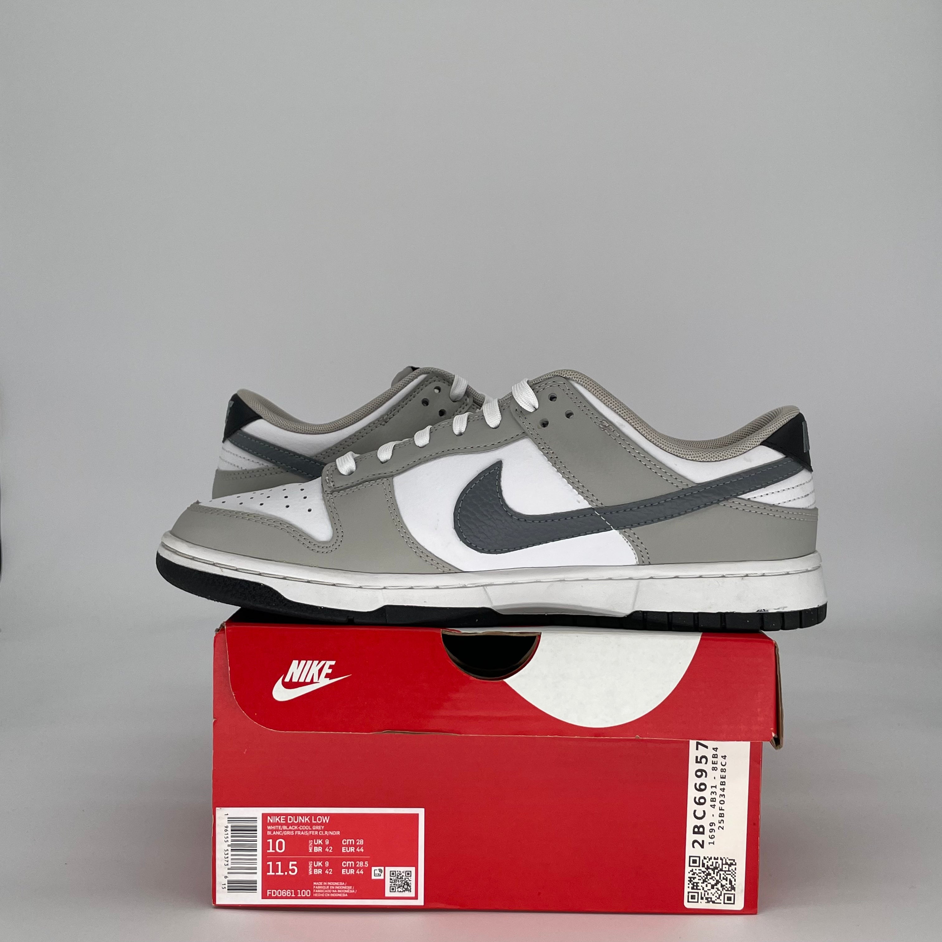 NIKE DUNK LOW STENCIL SWOOSH FD0661-100 SIZE 10/11.5W