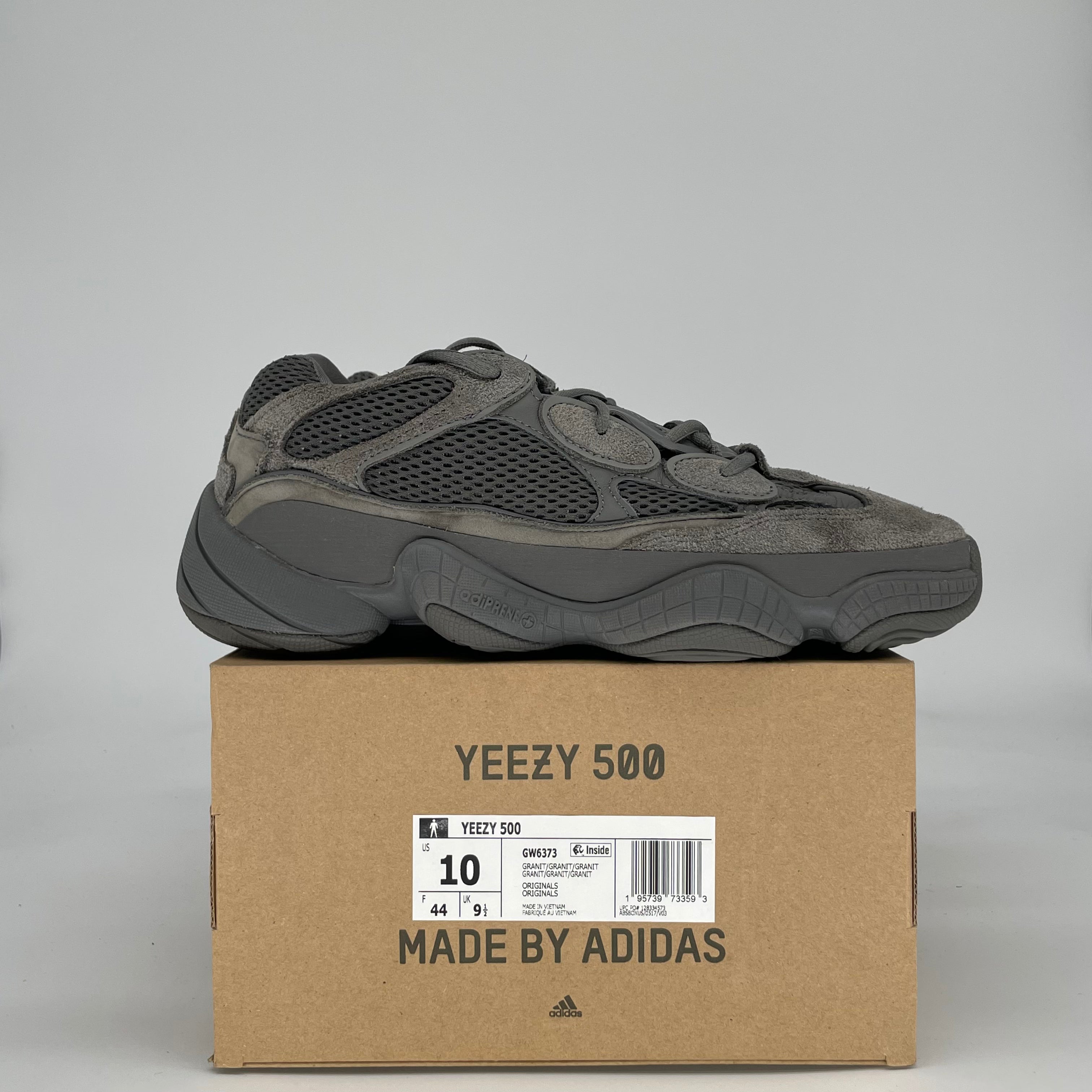 ADIDAS YEEZY 500 GRANITE GW6373 SIZE 10/11.5W