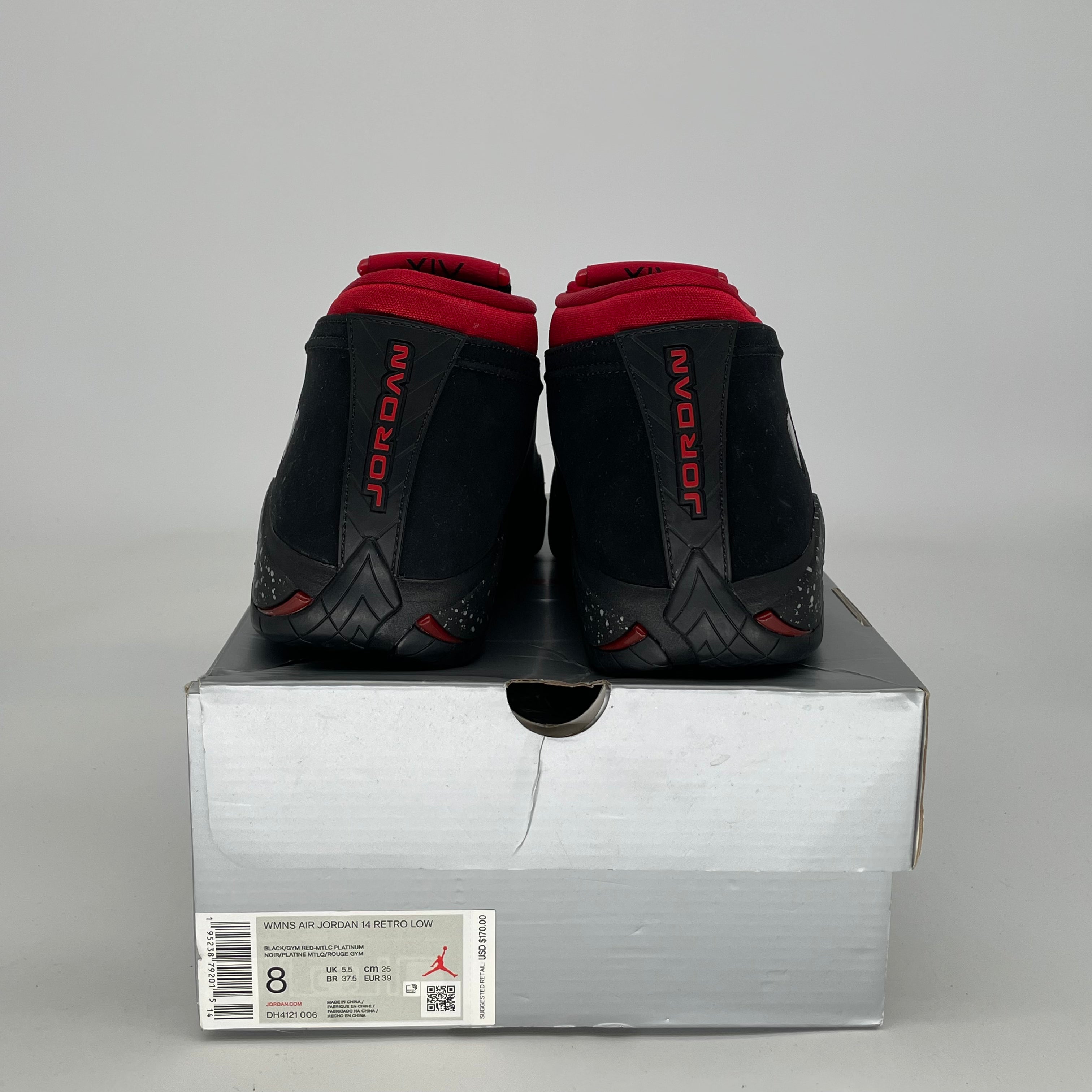 AIR JORDAN 14 RED LIPSTICK W DH4121-006 SIZE 6.5/8W