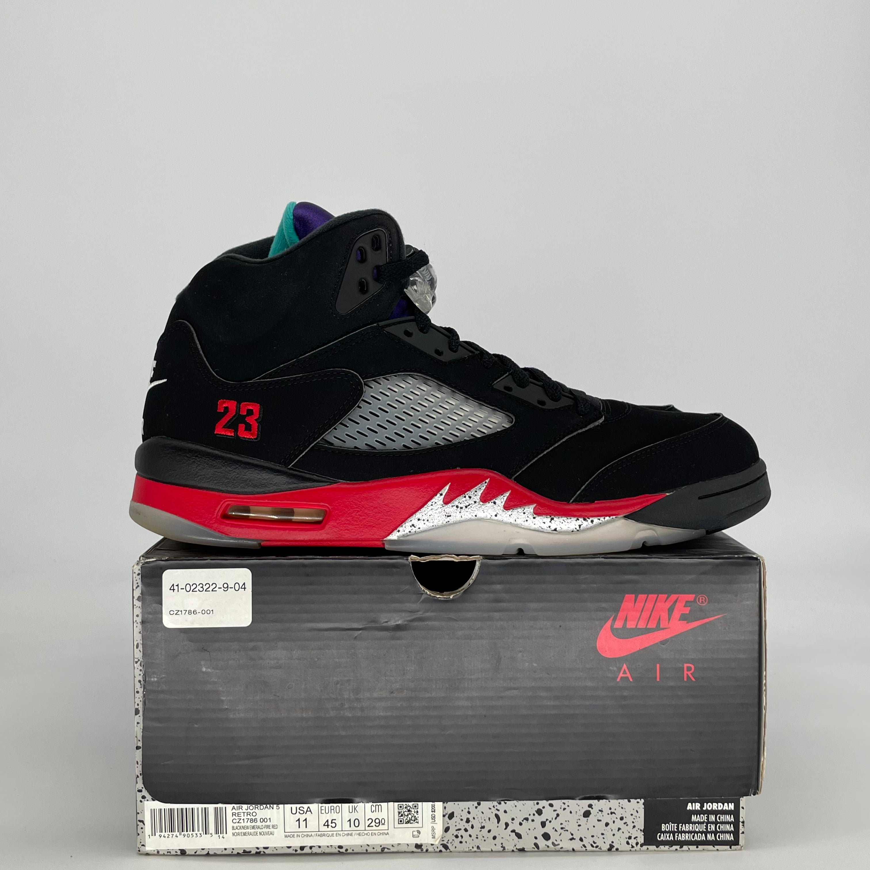 AIR JORDAN 5 TOP 3 CZ1786-001 SIZE 11/12.5W