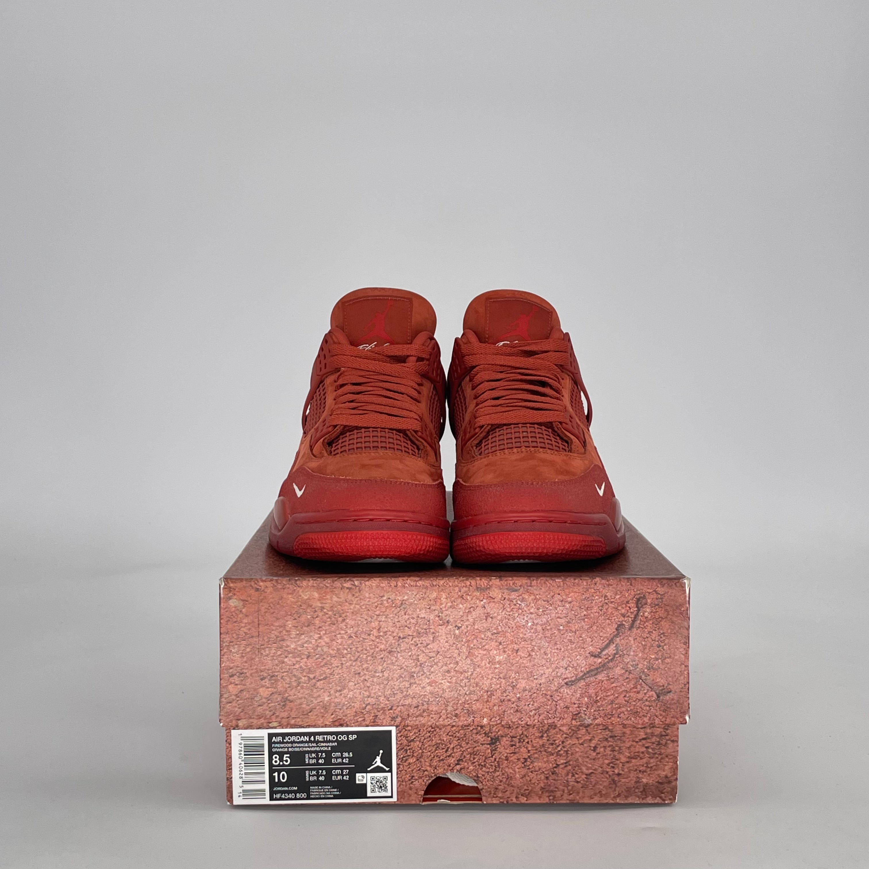 AIR JORDAN 4 NIGEL SYLVESTER BRICK BY BRICK HF4340-800 SIZE 8.5/10W