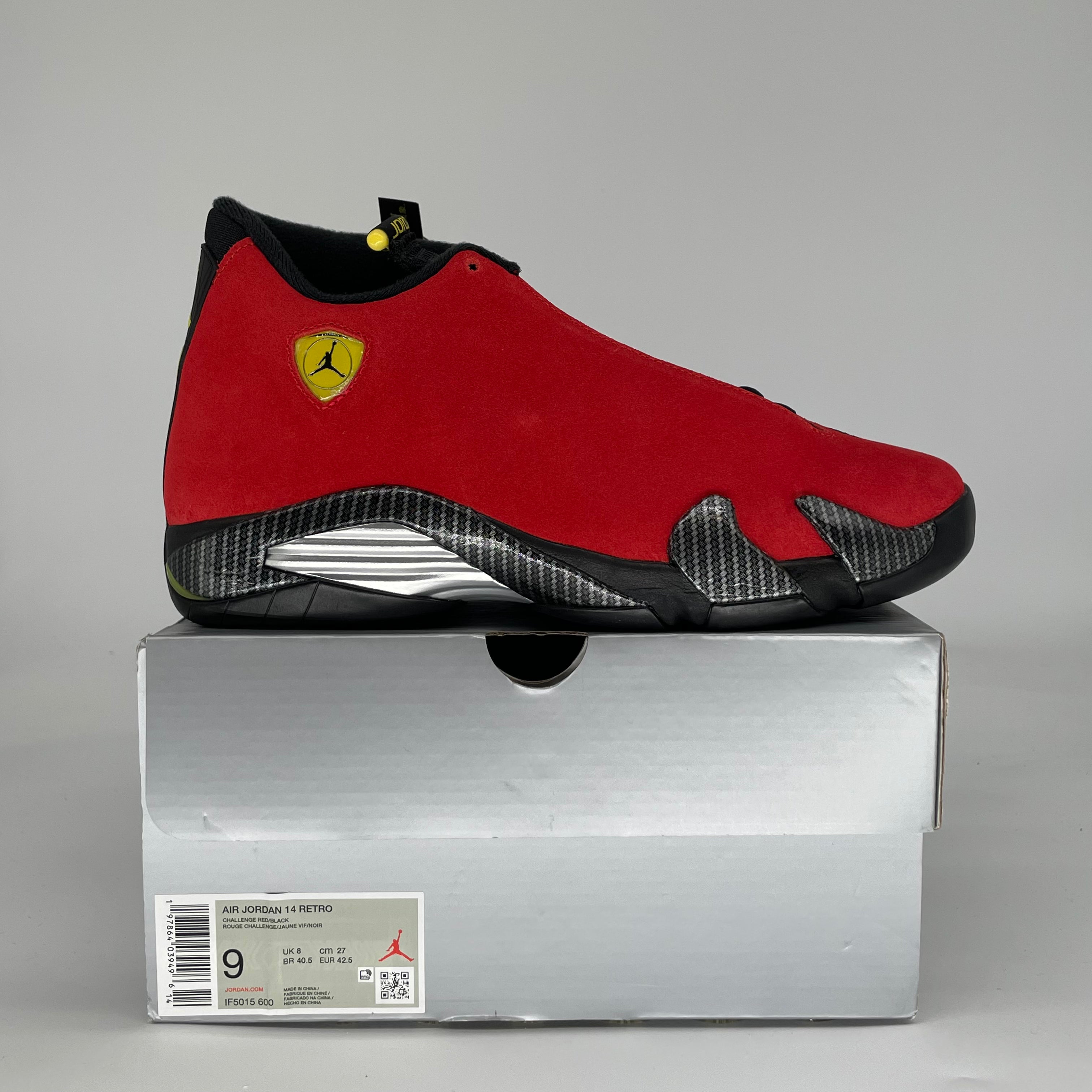 AIR JORDAN 14 FERRARI IF5015-600 SIZE 9/10.5