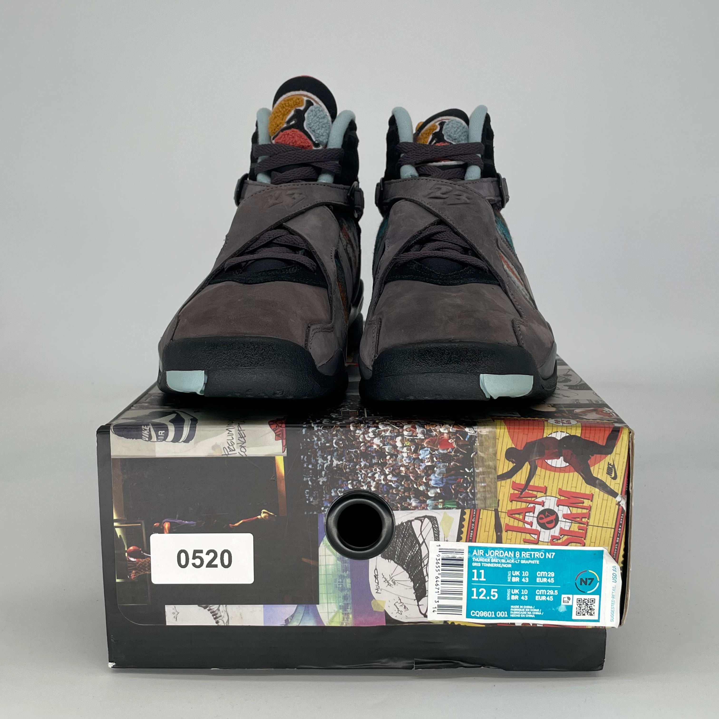 AIR JORDAN 8 N7 CQ9601-001 SIZE 11/12.5W