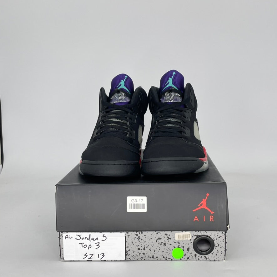 AIR JORDAN 5 TOP 3 CZ1786-001 SIZE 13/14.5W
