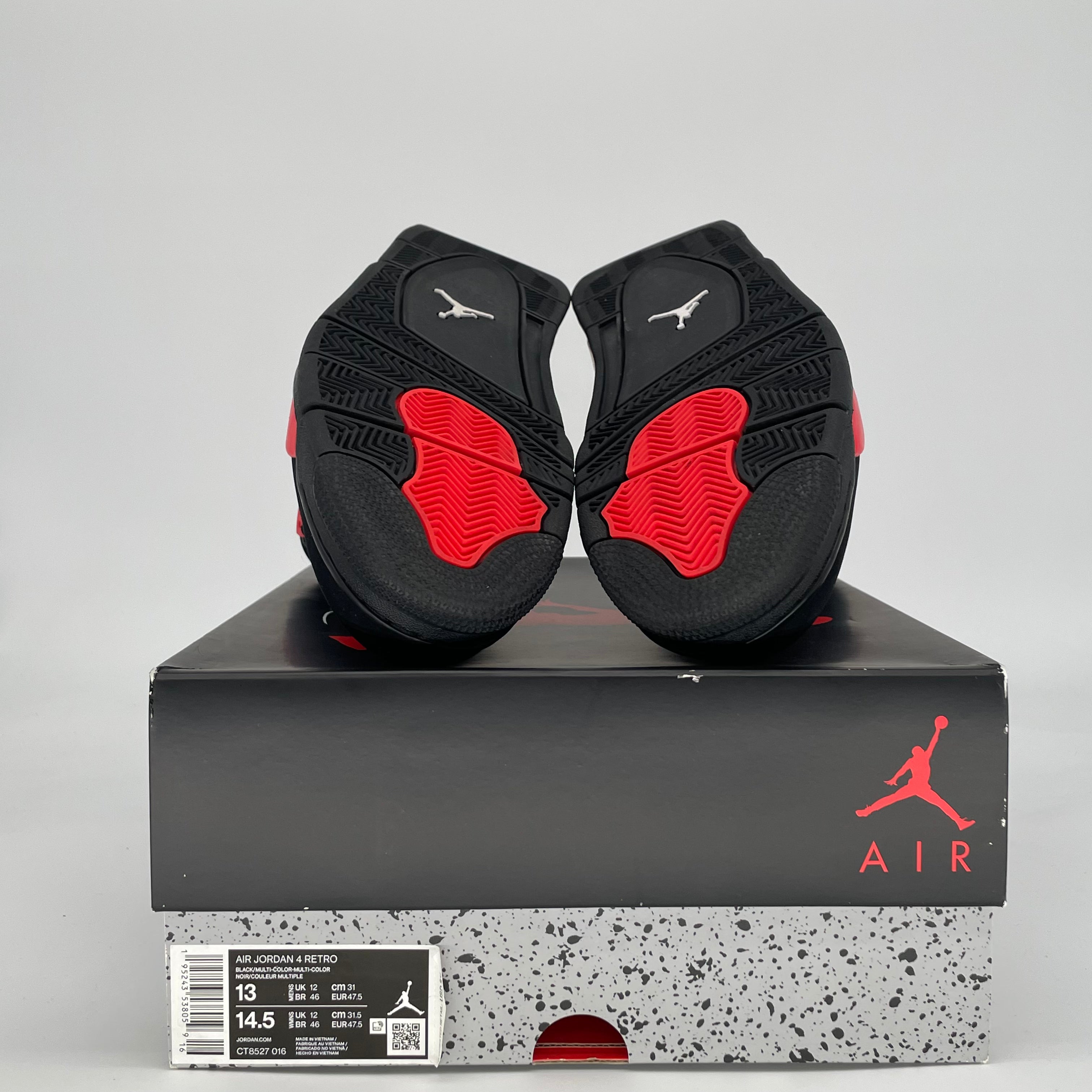 AIR JORDAN 4 RED THUNDER CT8527-016 SIZE 13/14.5W