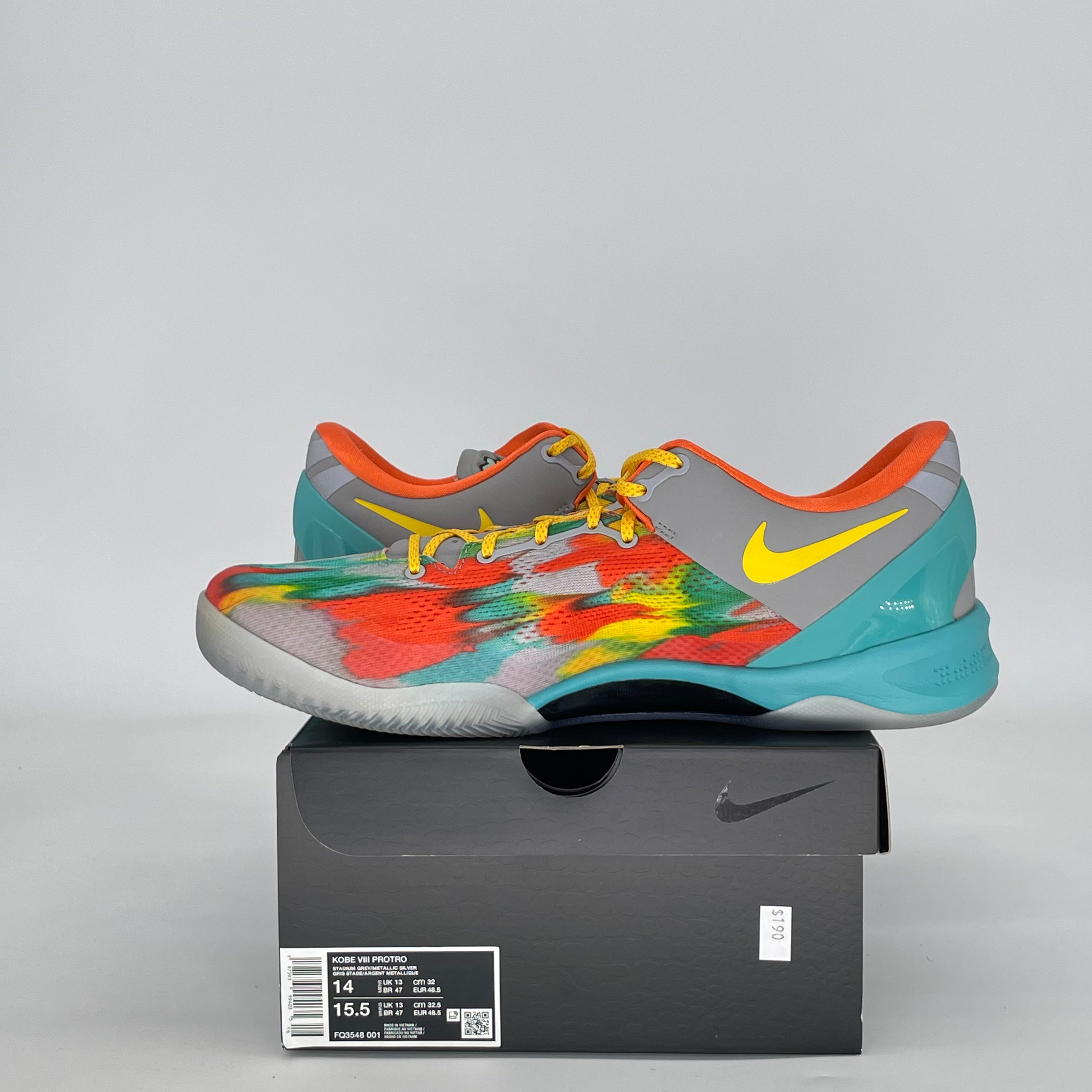 NIKE KOBE 8 PROTRO VENICE BEACH (2024) FQ3548-001 SIZE 14/15.5W