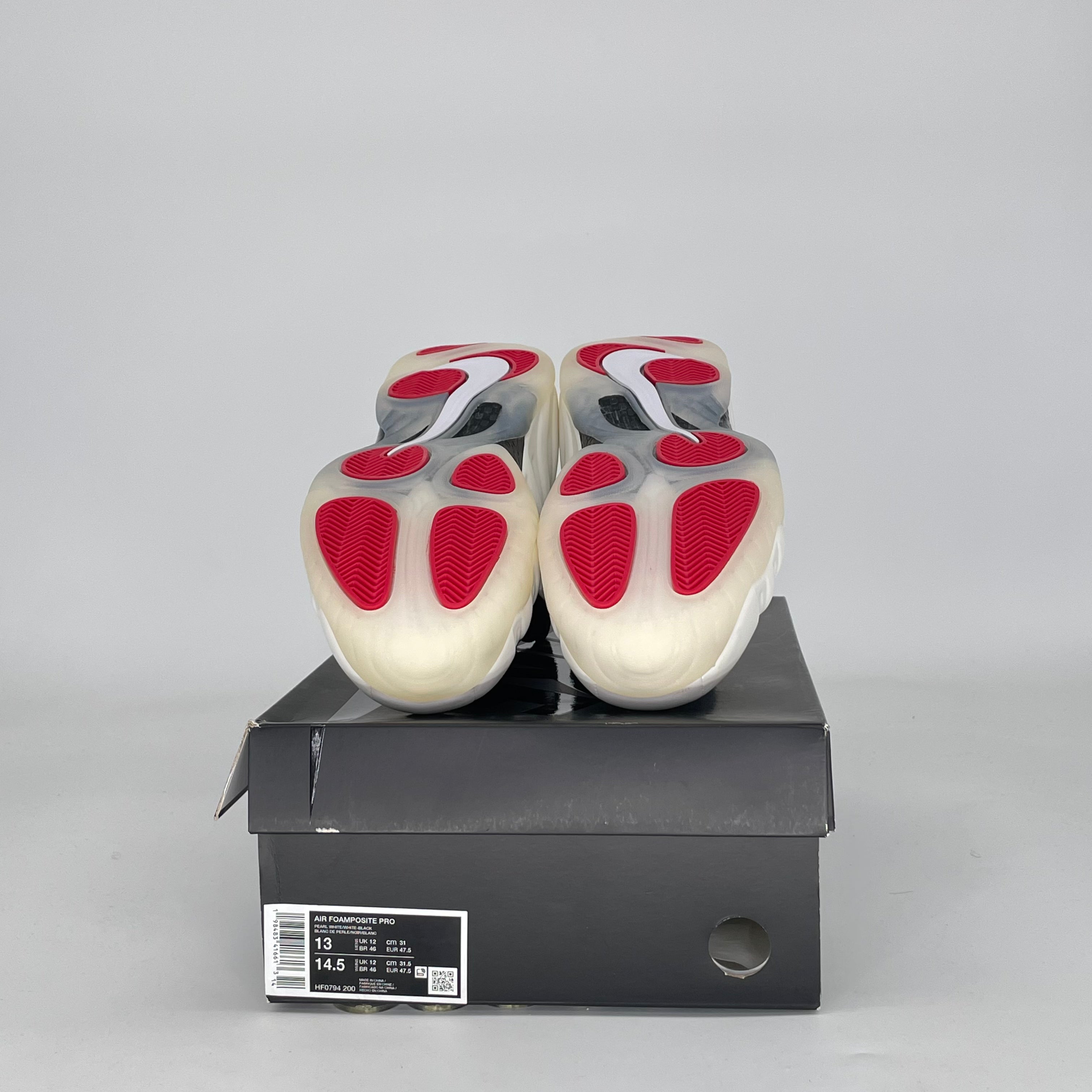 NIKE AIR FOAMPOSITE PRO PEARL HF0794-200 SIZE 13/14.5W