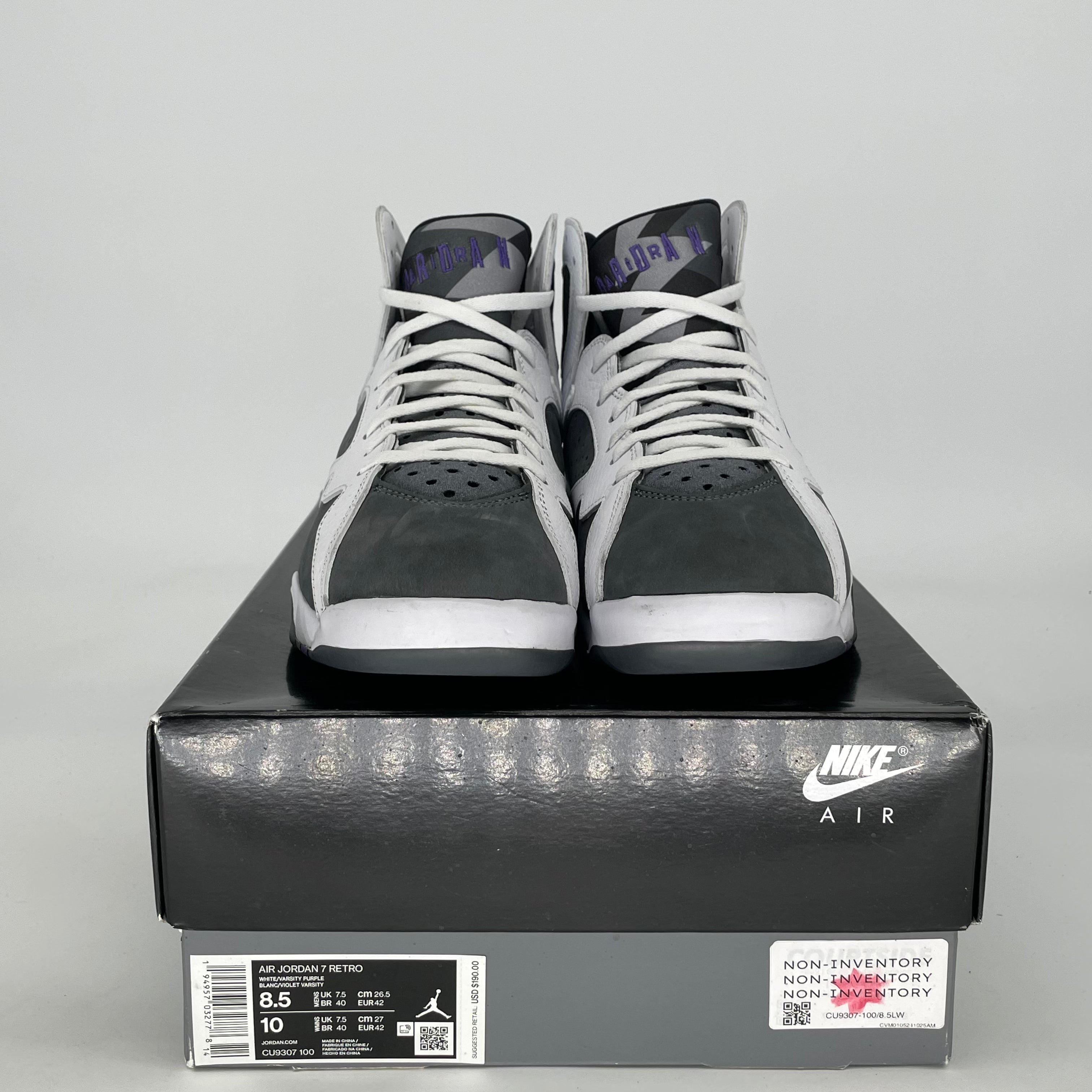 AIR JORDAN 7 FLINT CU9307-100 SIZE 8.5/10W
