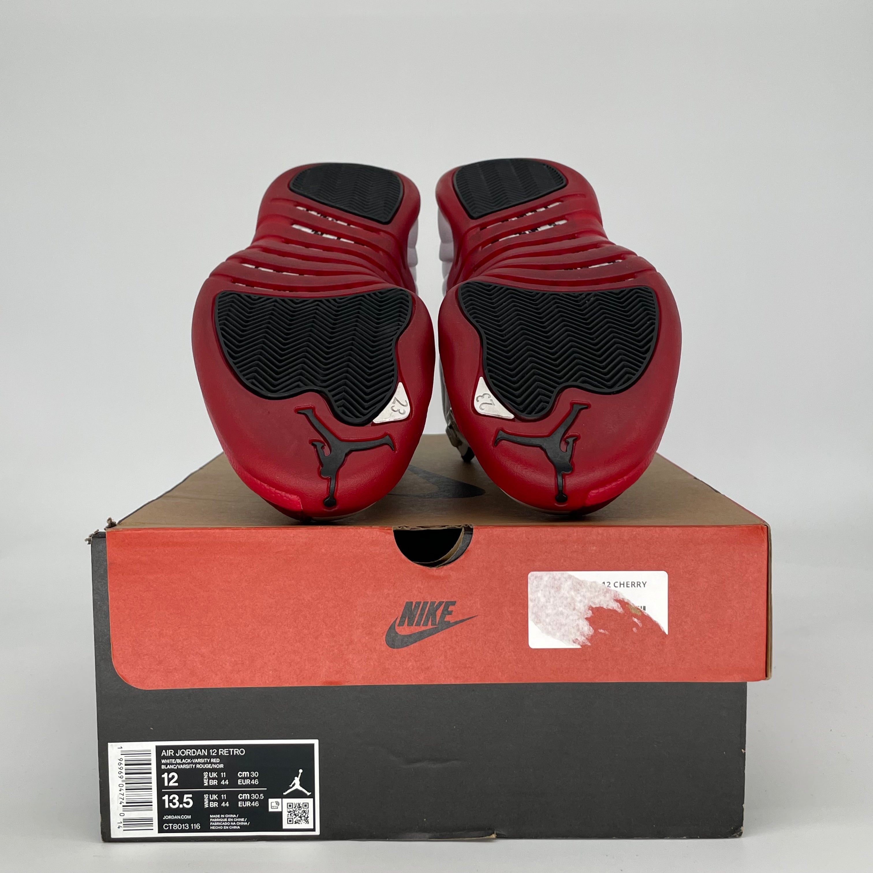 AIR JORDAN 12 CHERRY CT8013-116 SIZE 12/13.5W