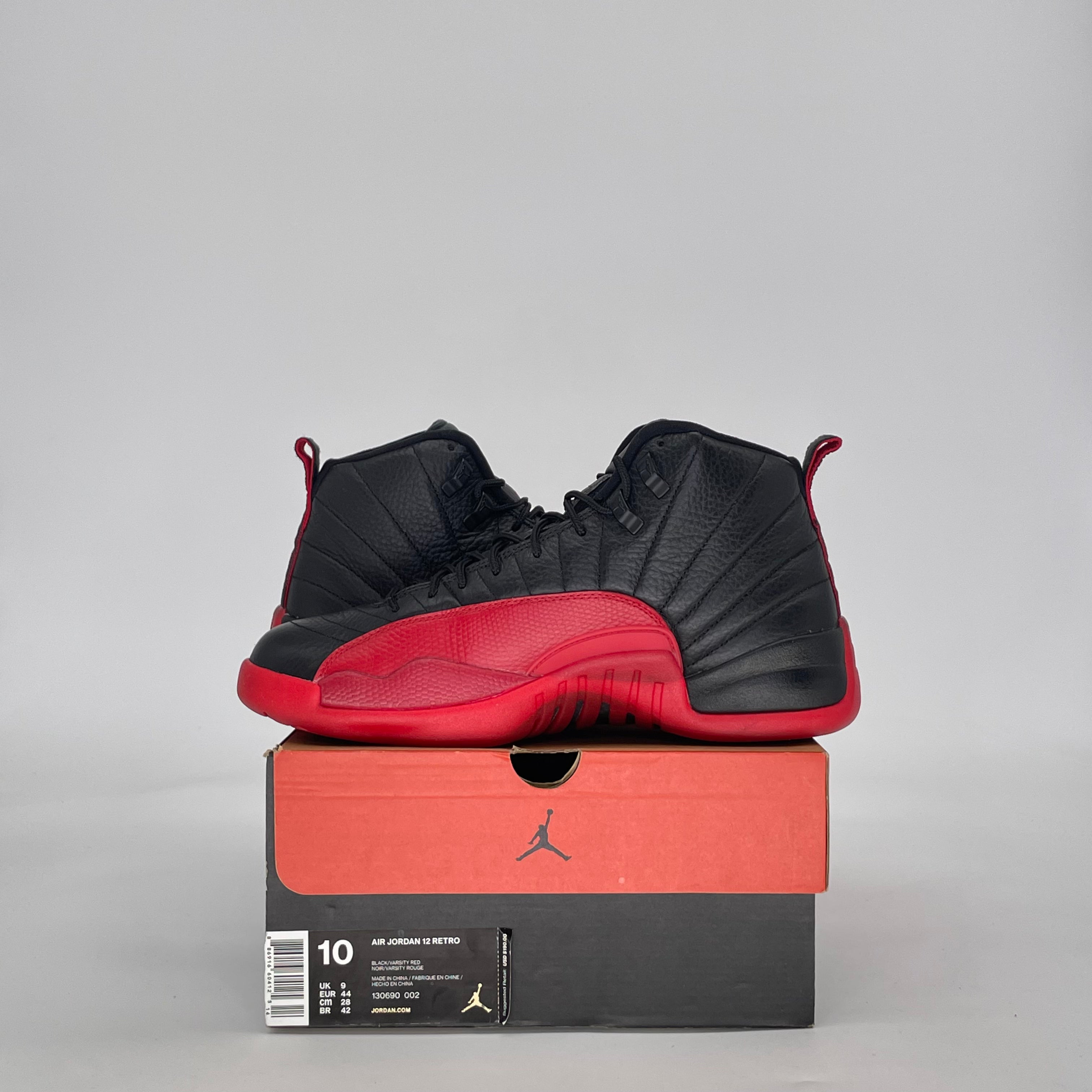 AIR JORDAN 12 FLU GAME 130690-002 SIZE 10/11.5W