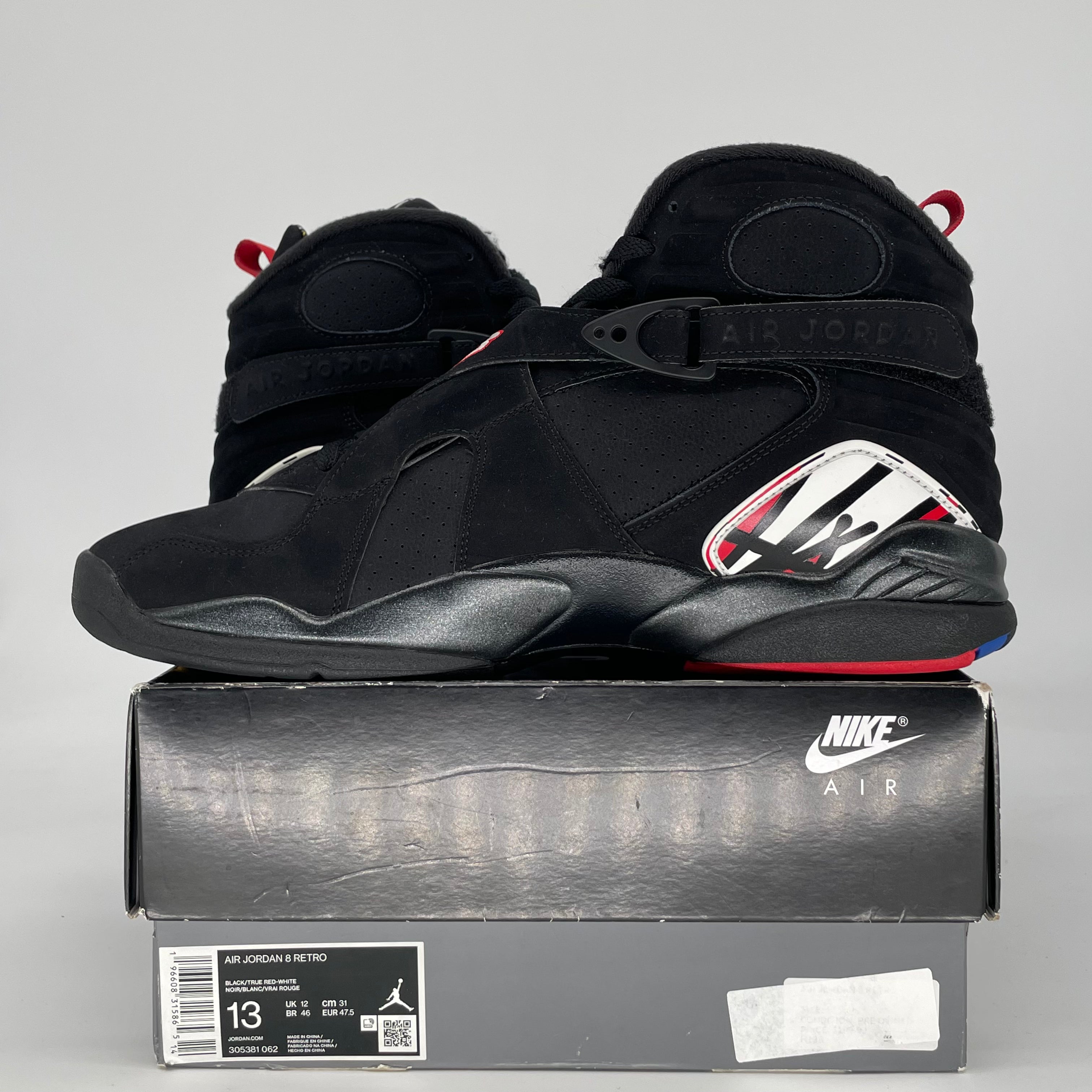 AIR JORDAN 8 PLAYOFFS 305381-062 SIZE 13/14.5W