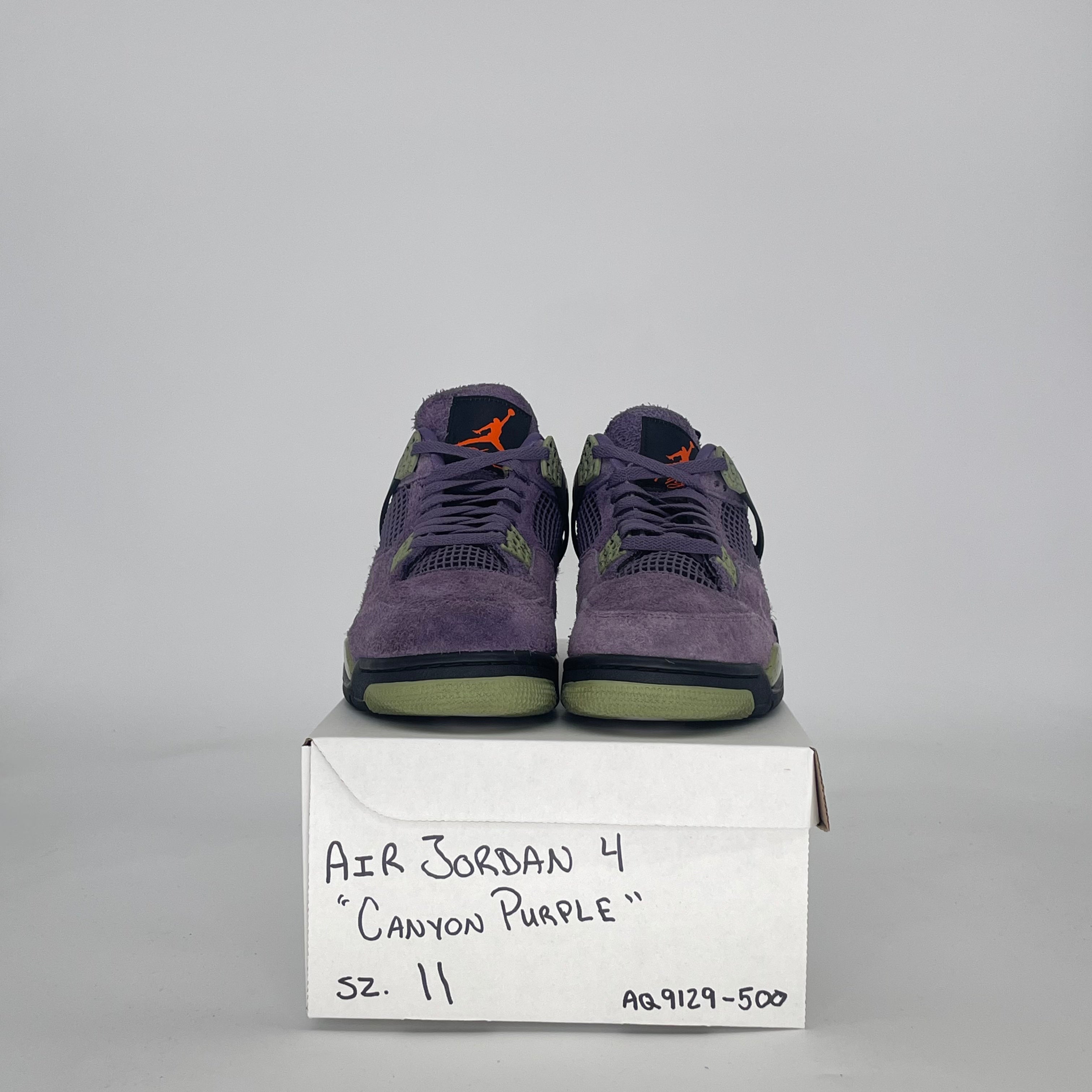 AIR JORDAN 4 CANYON PURPLE AQ9129-500 SIZE 11/12.5W