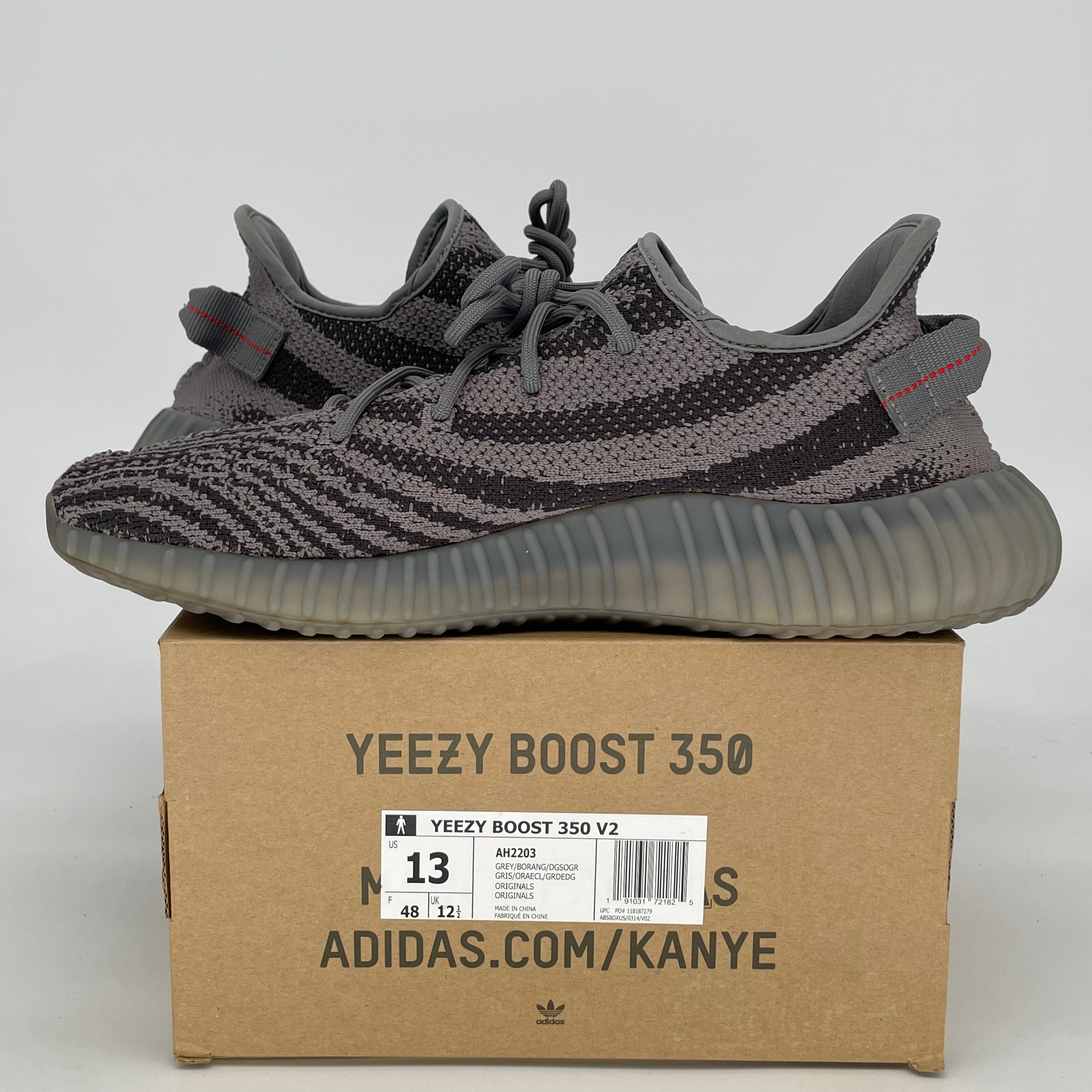 ADIDAS YEEZY 350 V2 BELUGA 2.0 AH2203 SIZE 13/14.5W