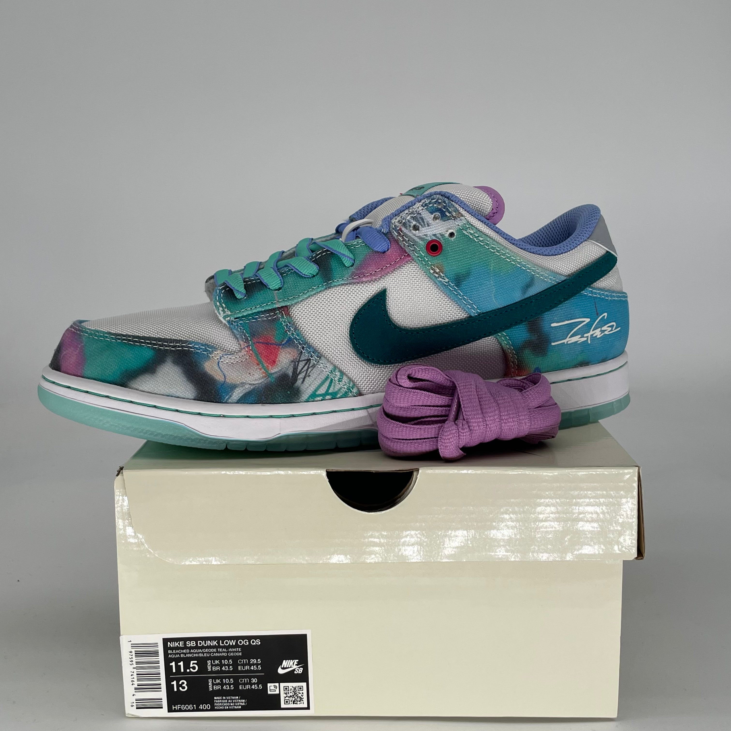 NIKE SB DUNK LOW FUTURA HF6061-400 SIZE 11.5/13W