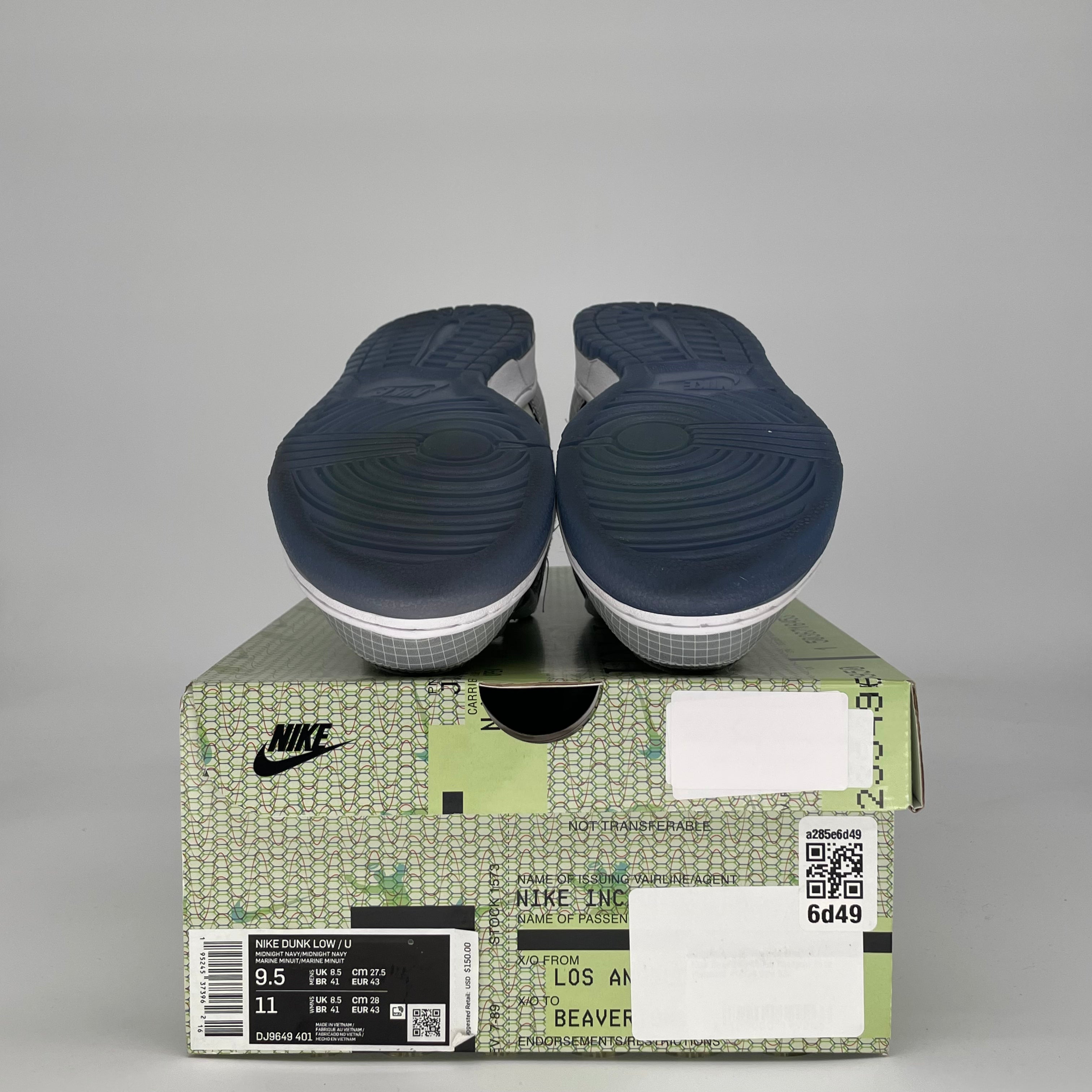 NIKE DUNK LOW UNION PASSPORT PACK PISTACHIO DJ9649-401 SIZE 9.5/11W
