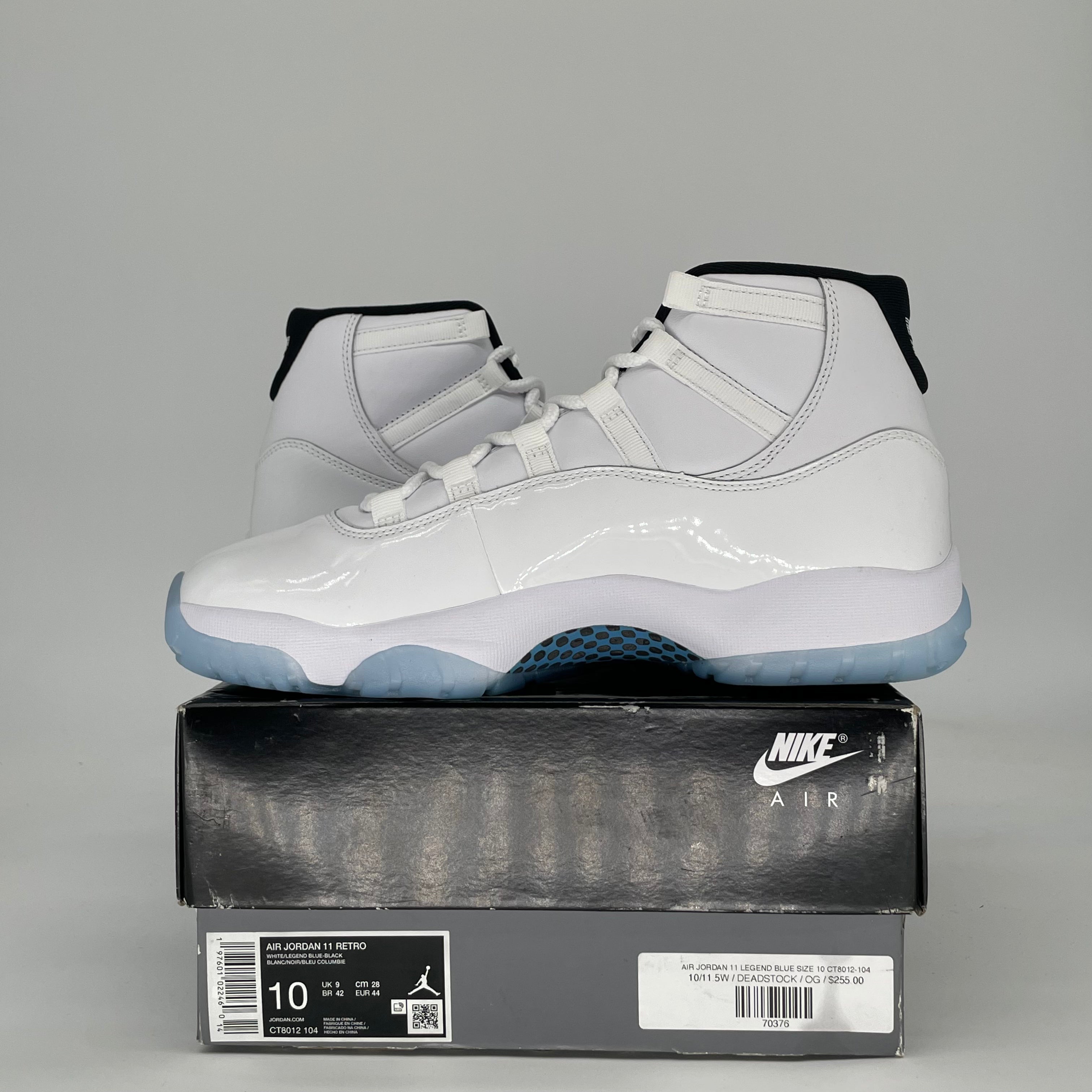 AIR JORDAN 11 LEGEND BLUE CT8012-104 SIZE 10/11.5W