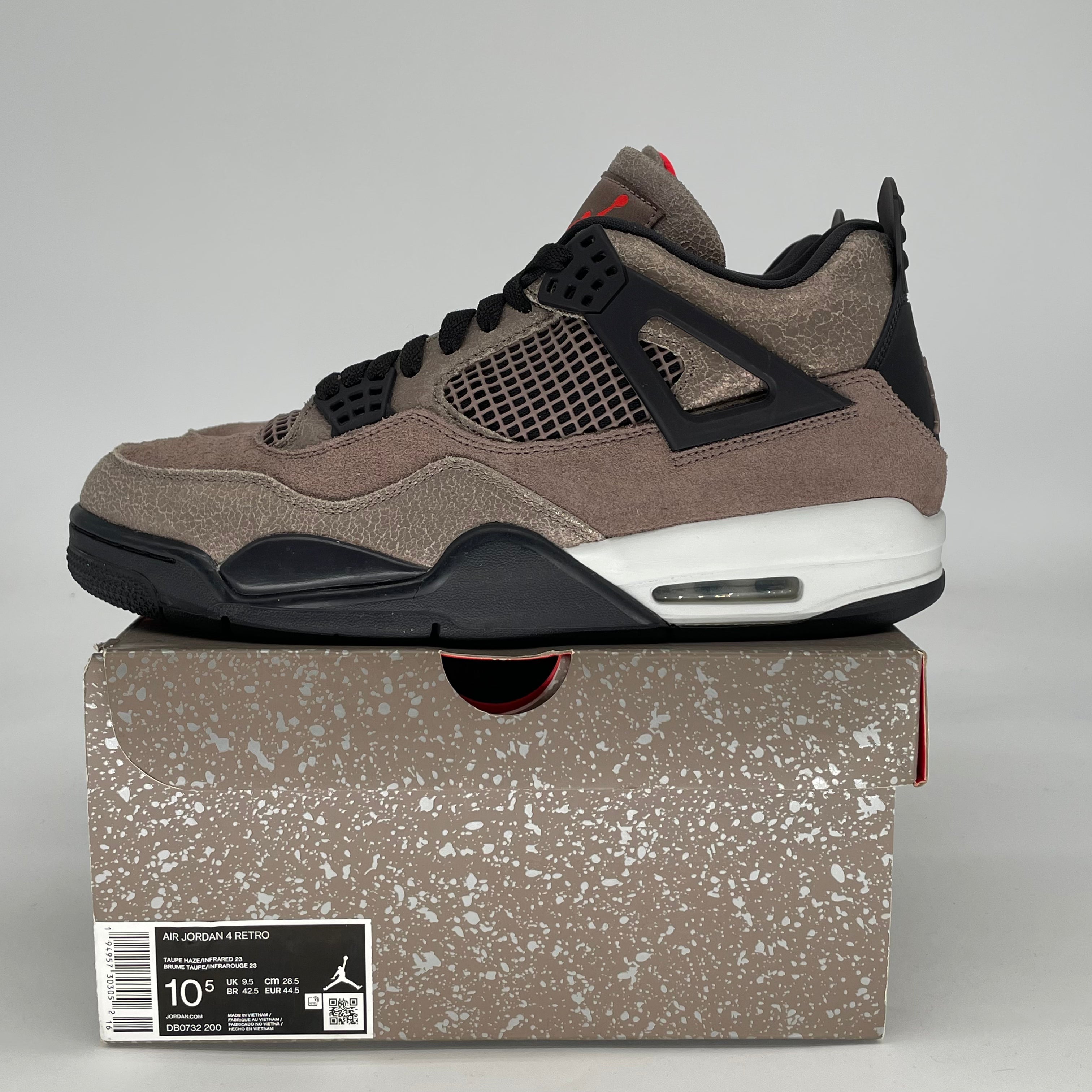 AIR JORDAN 4 TAUPE HAZE DB0732-200 SIZE 10.5/12W