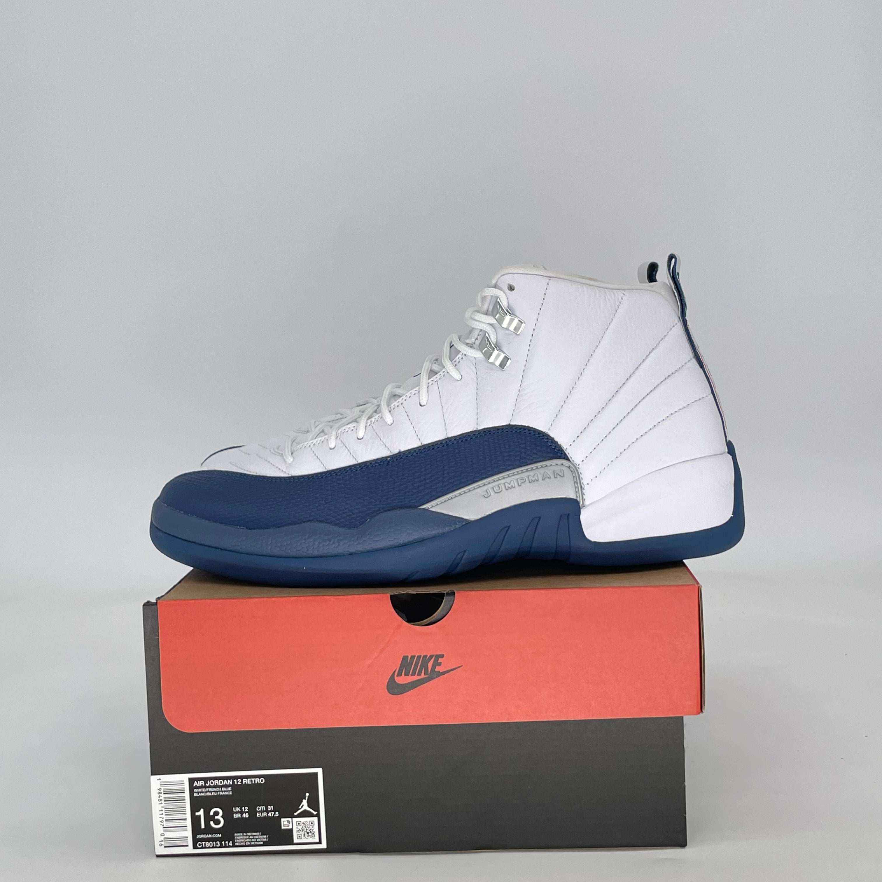 AIR JORDAN 12 FRENCH BLUE (2025) CT8013-114 SIZE 13/14.5W